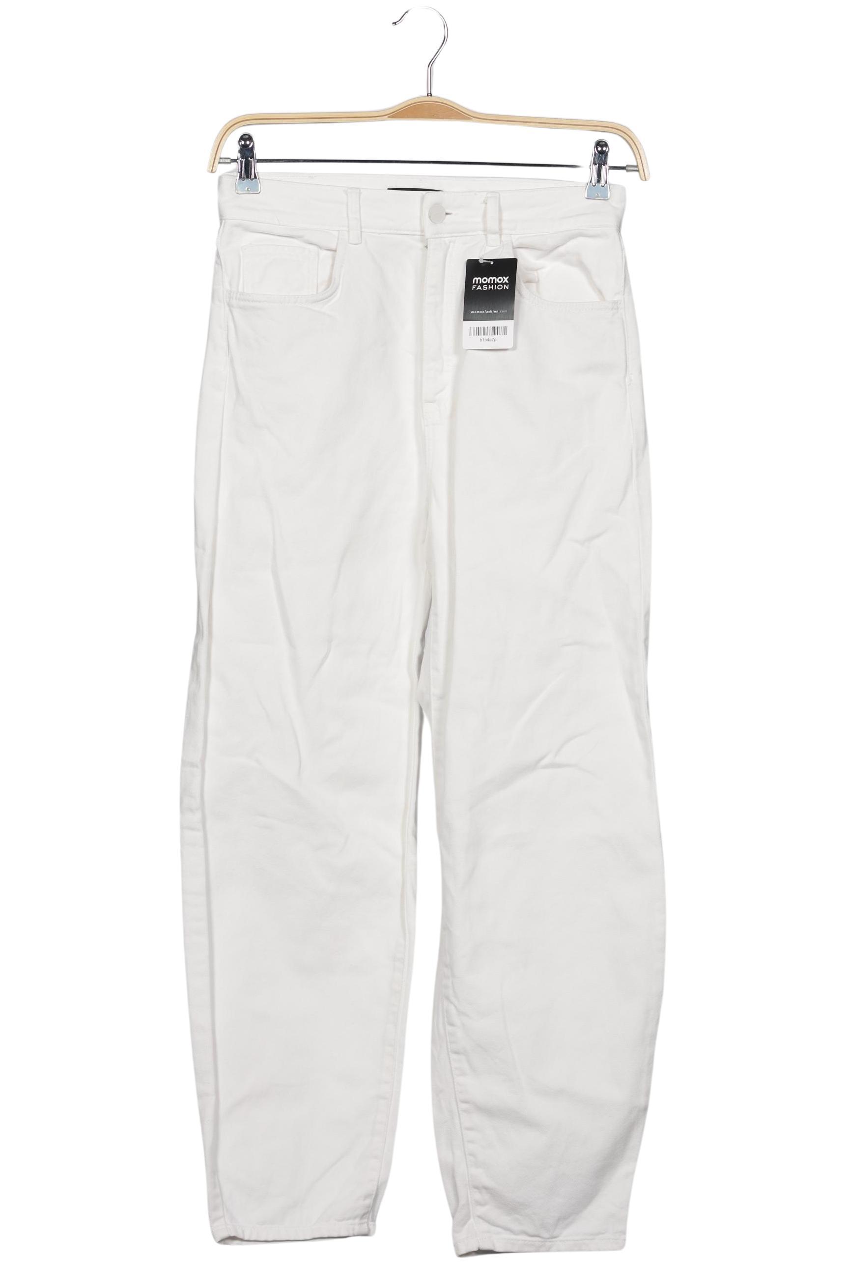 

Massimo Dutti Damen Jeans, weiß, Gr. 38