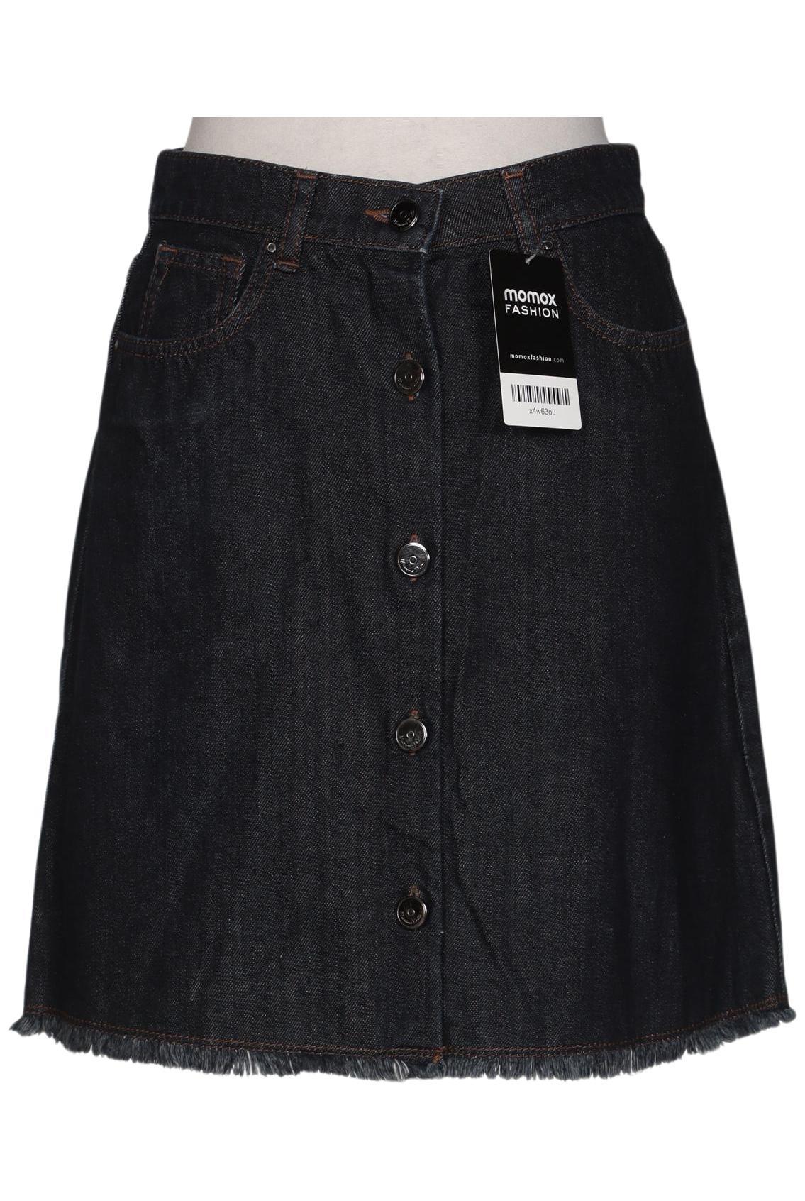 

Massimo Dutti Damen Rock, marineblau, Gr. 34