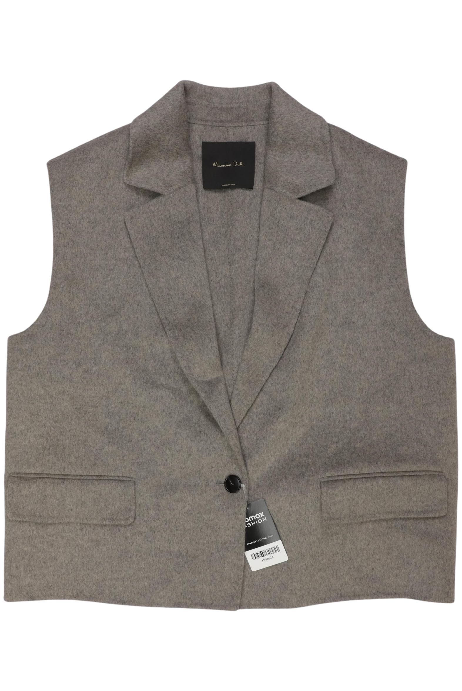 

Massimo Dutti Damen Weste, grau, Gr. 38