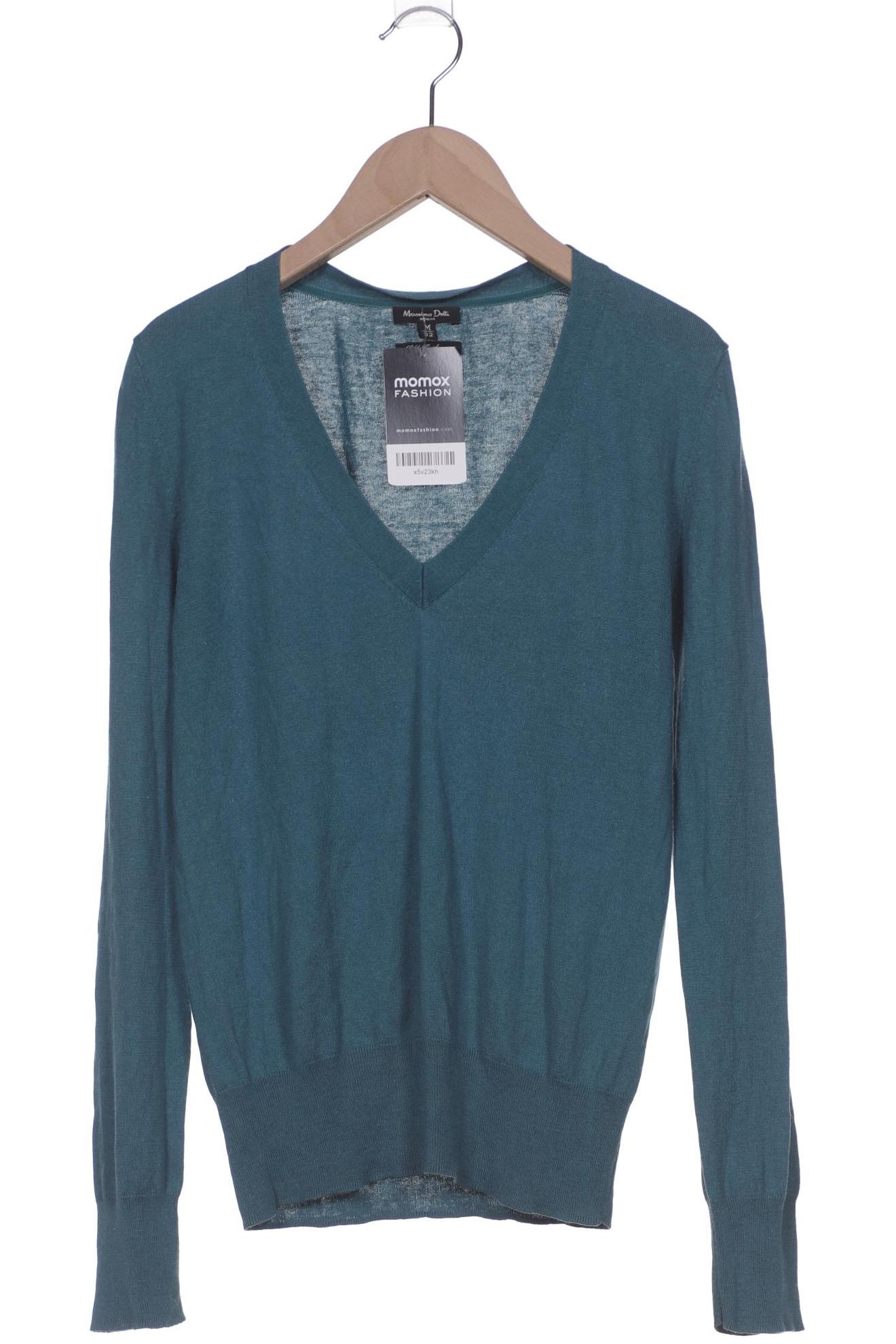 

Massimo Dutti Damen Langarmshirt, türkis, Gr. 38