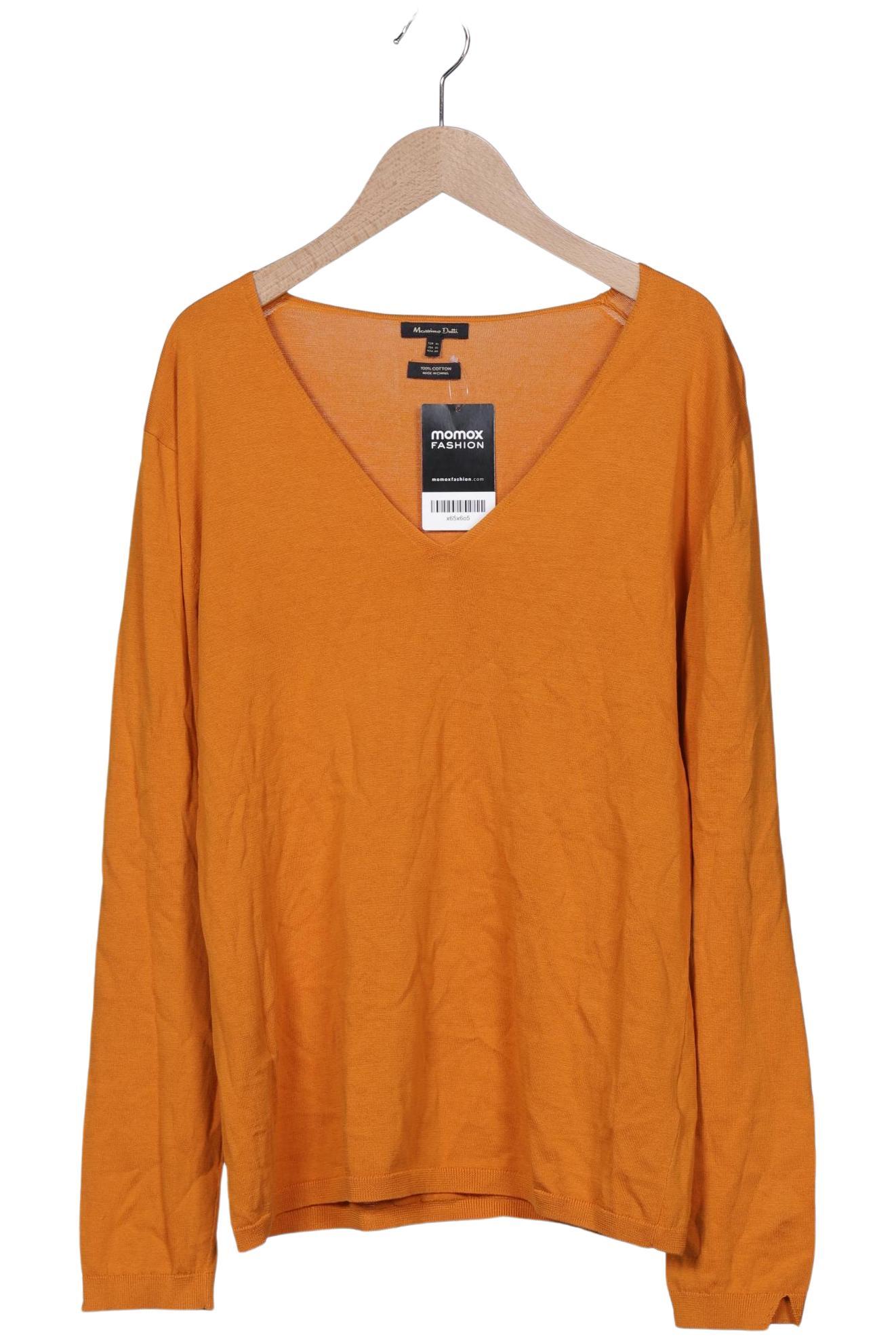 

Massimo Dutti Damen Pullover, orange, Gr. 44