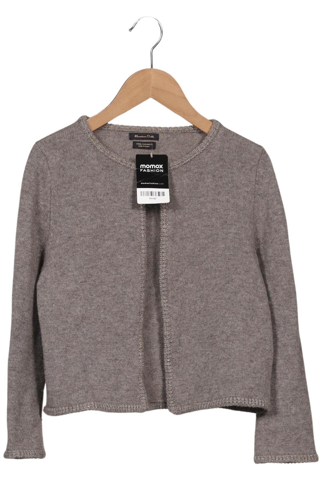 

Massimo Dutti Damen Strickjacke, grau, Gr. 36