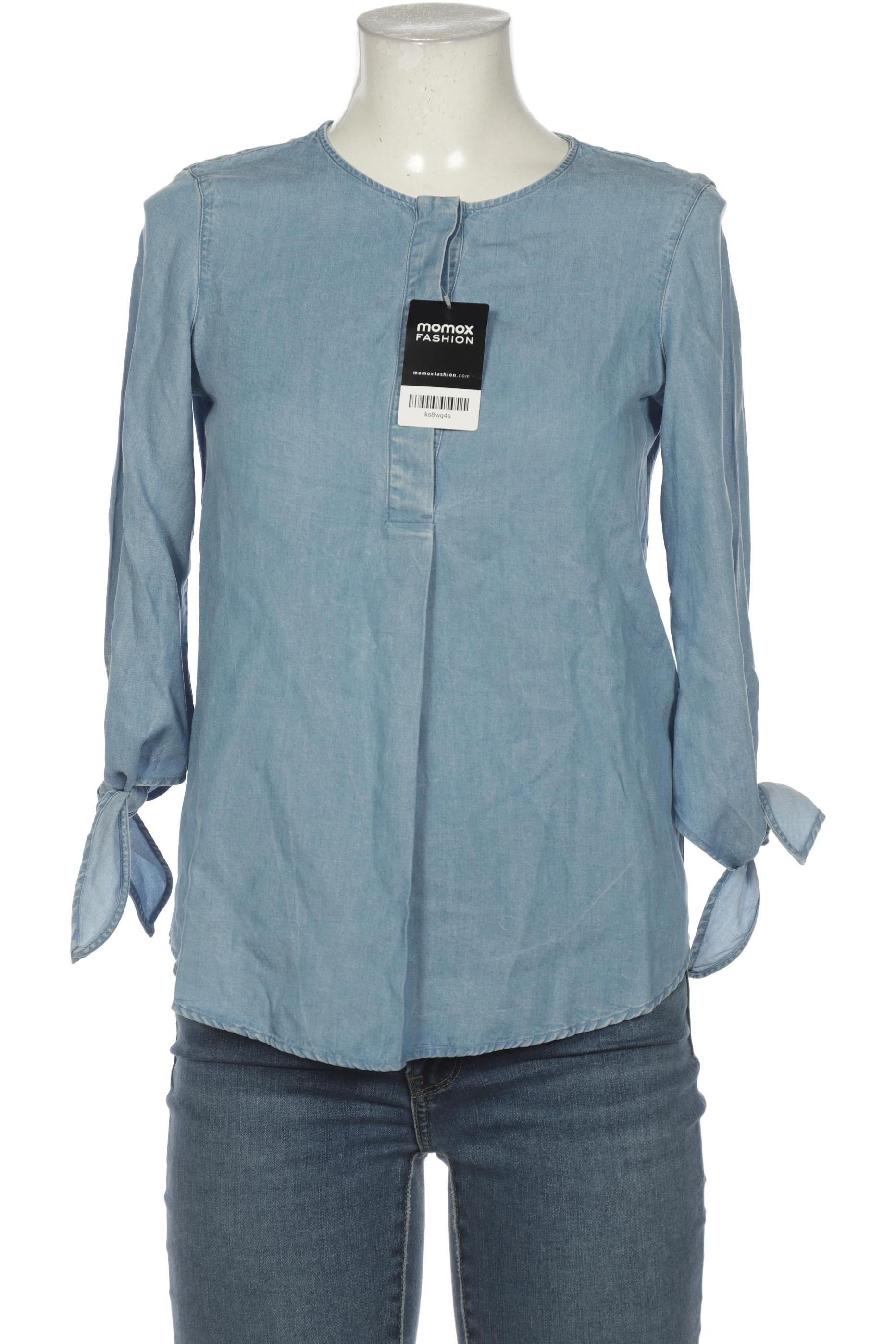 

Massimo Dutti Damen Bluse, blau, Gr. 38