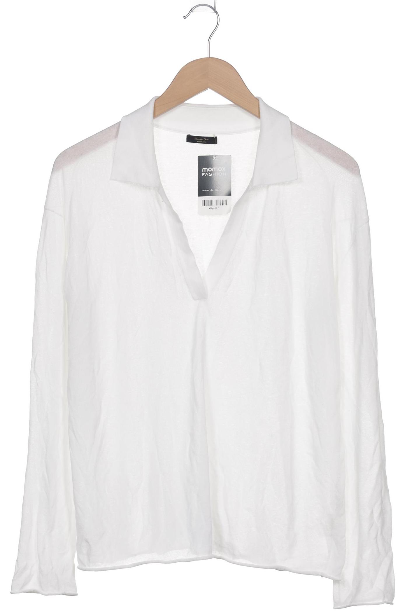 

Massimo Dutti Damen Poloshirt, weiß, Gr. 42