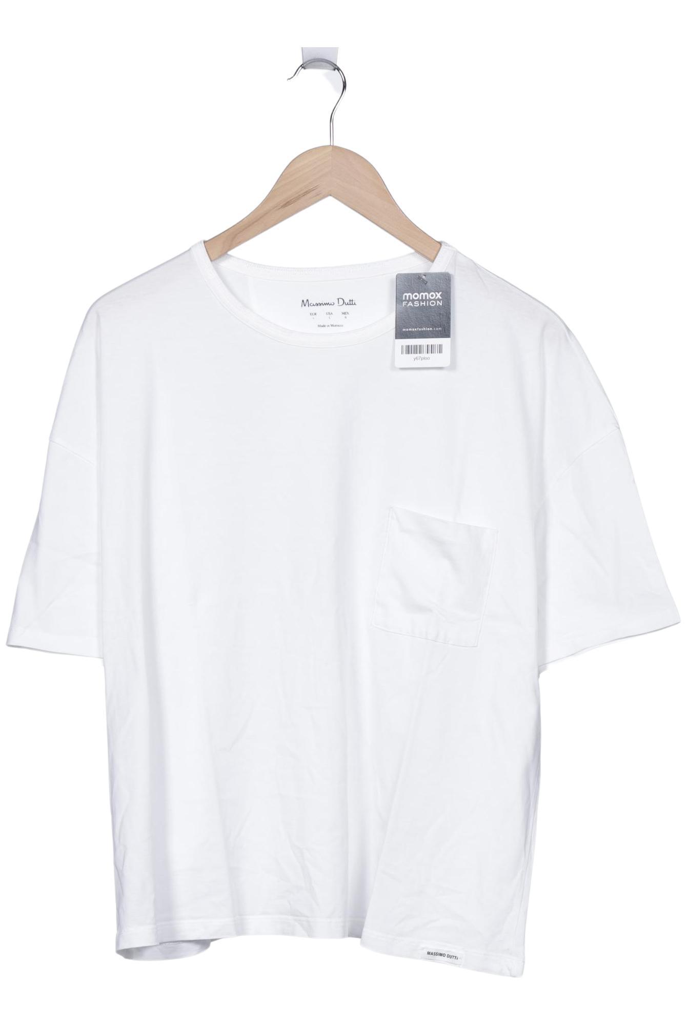 

Massimo Dutti Damen T-Shirt, weiß, Gr. 42