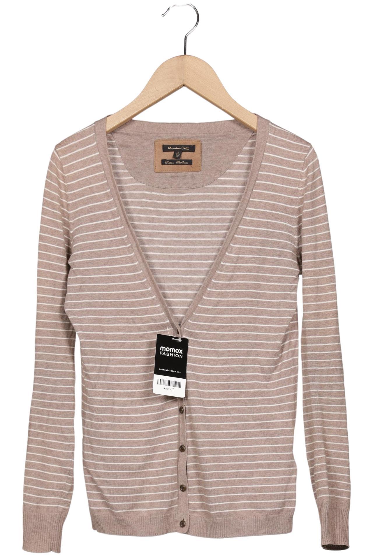 

Massimo Dutti Damen Strickjacke, beige, Gr. 36