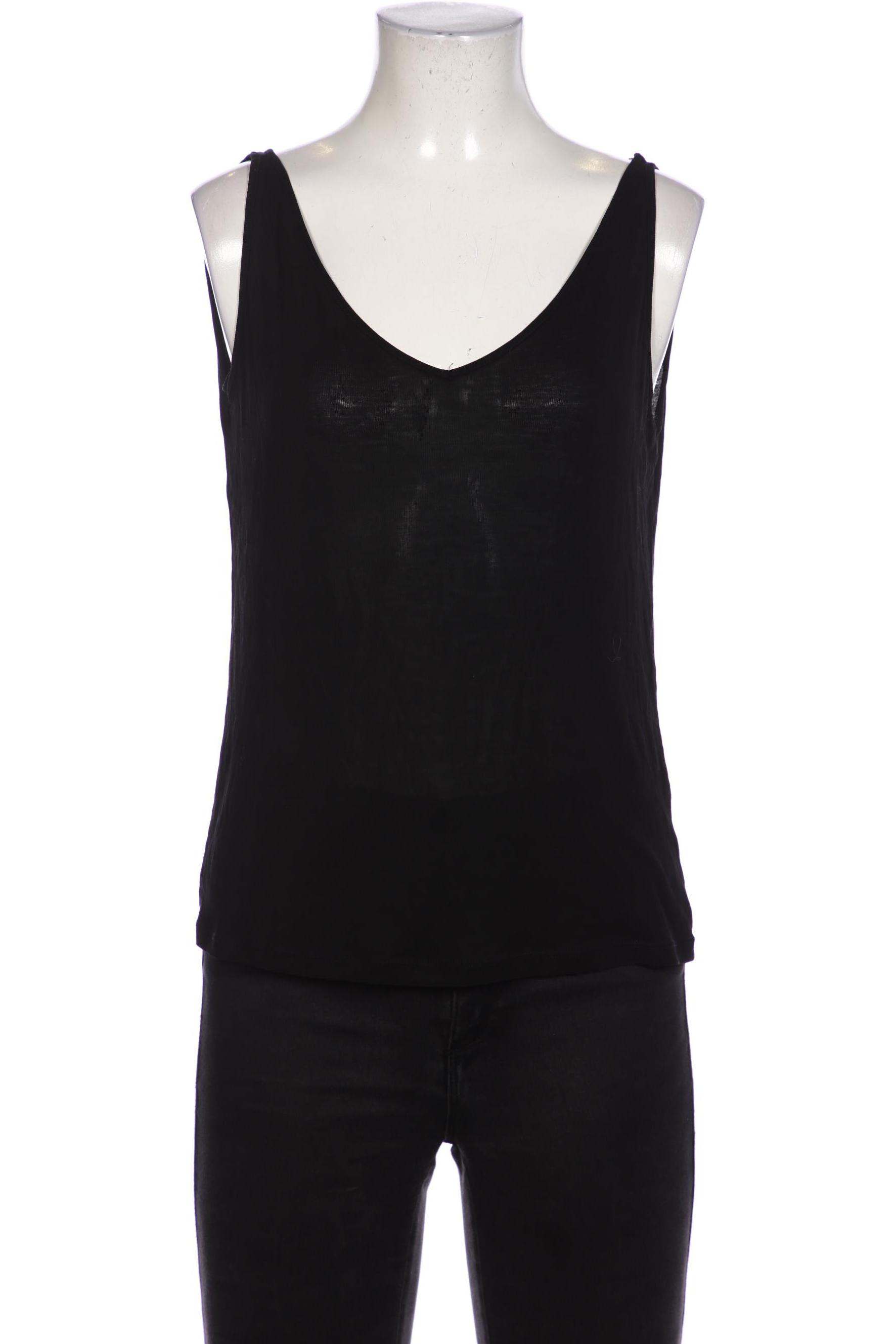 

Massimo Dutti Damen Top, schwarz, Gr. 38