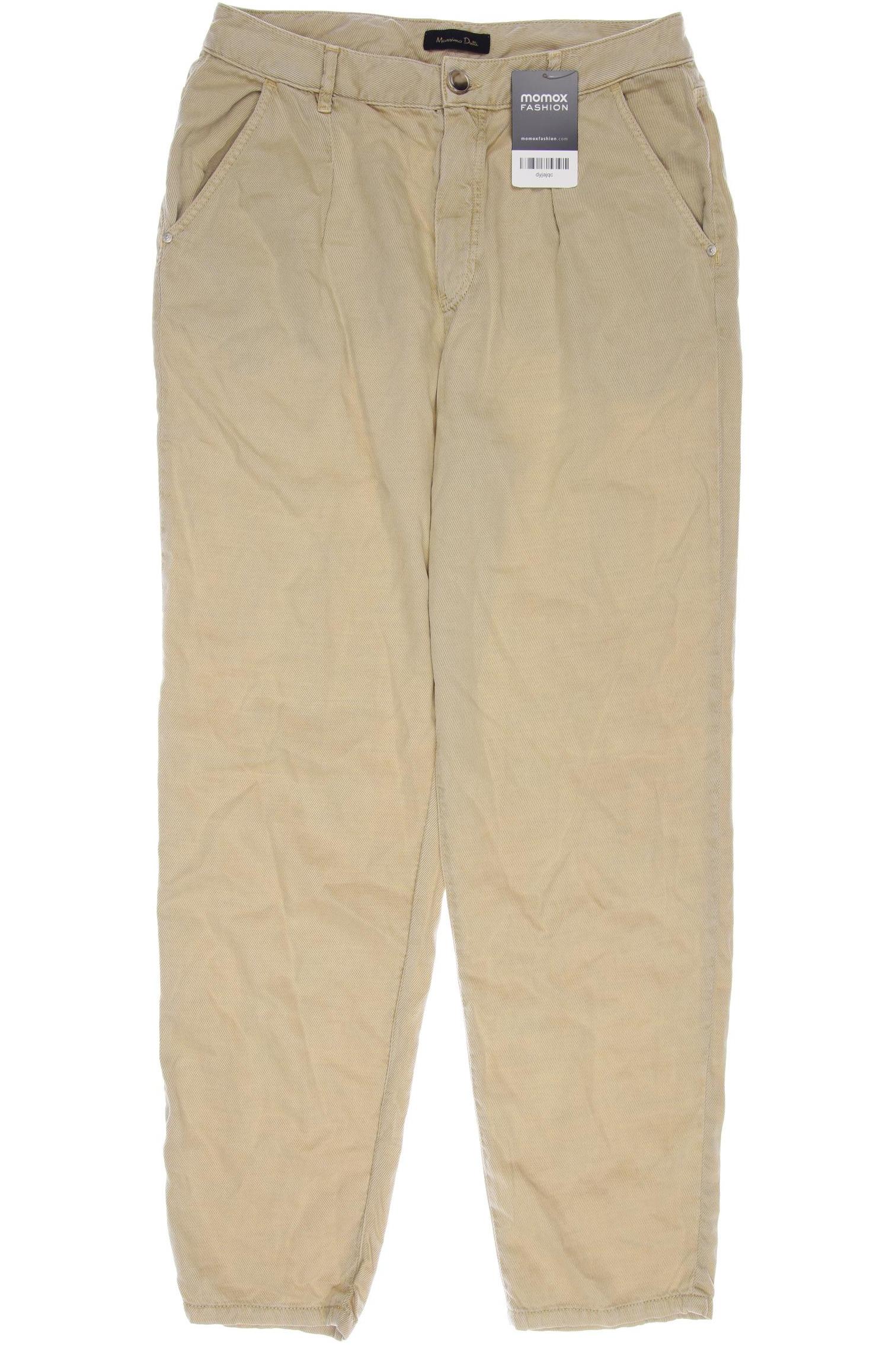 

Massimo Dutti Damen Stoffhose, beige, Gr. 38