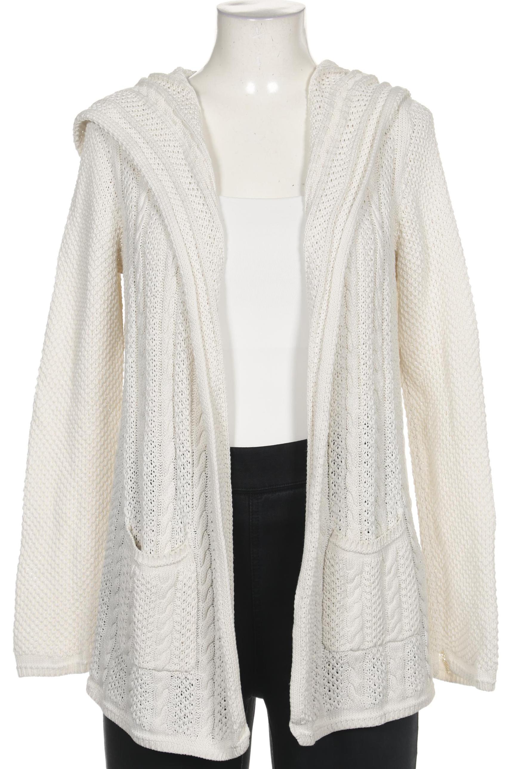 

Massimo Dutti Damen Strickjacke, weiß, Gr. 42