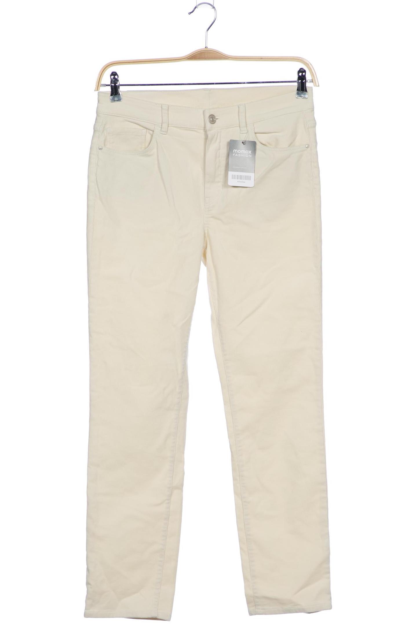 

Massimo Dutti Damen Stoffhose, cremeweiß, Gr. 40