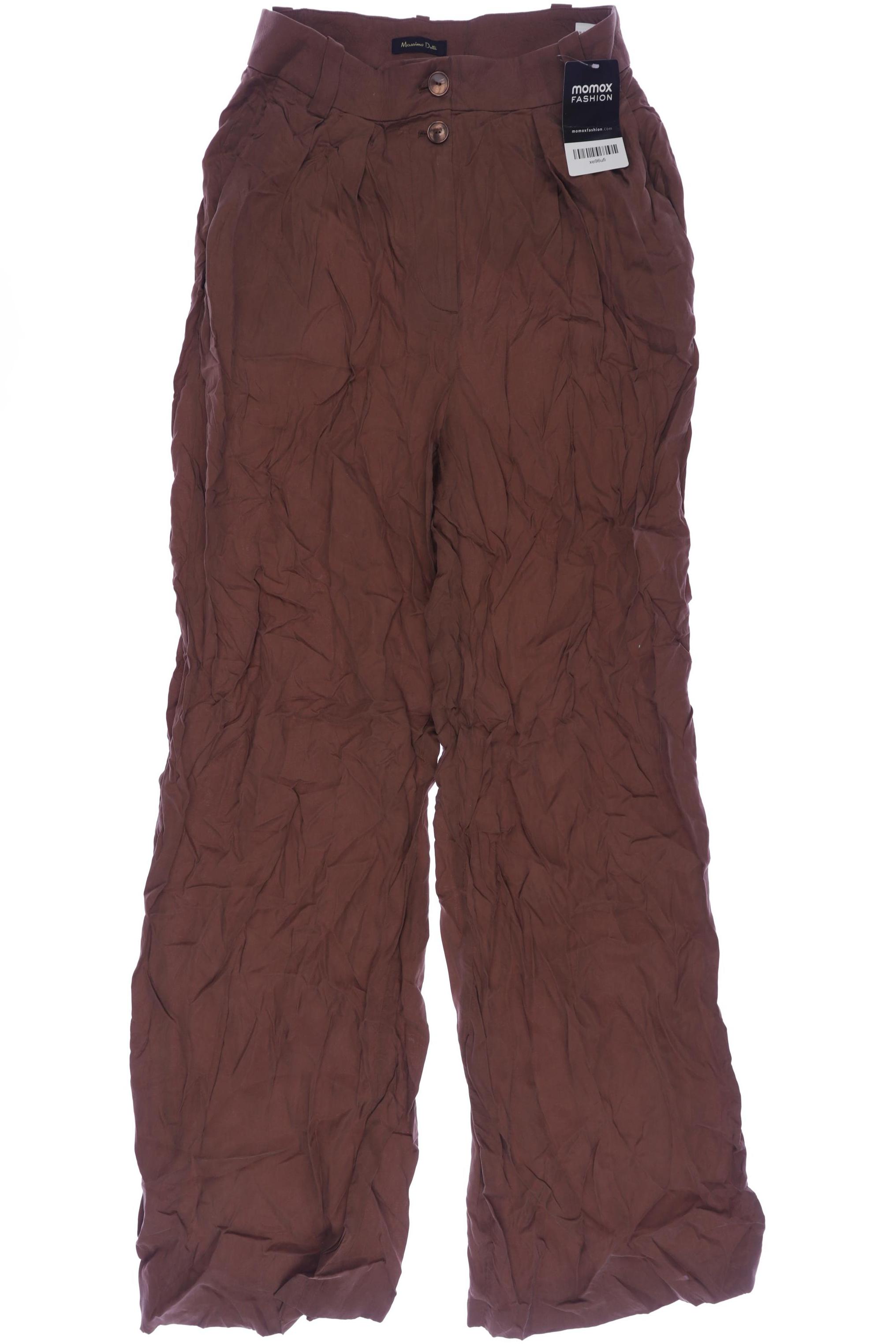 

Massimo Dutti Damen Stoffhose, braun, Gr. 36