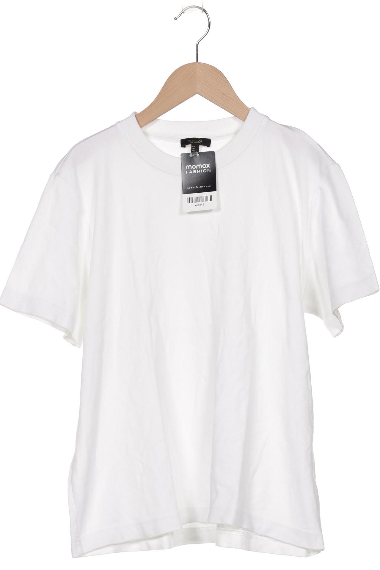 

Massimo Dutti Damen T-Shirt, weiß