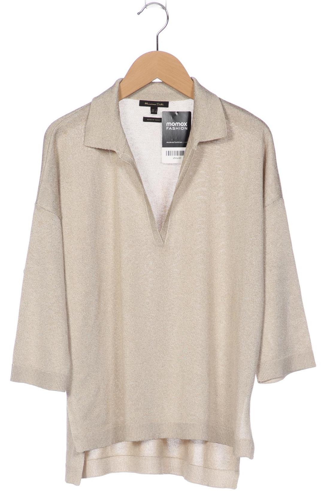 

Massimo Dutti Damen Pullover, beige, Gr. 36
