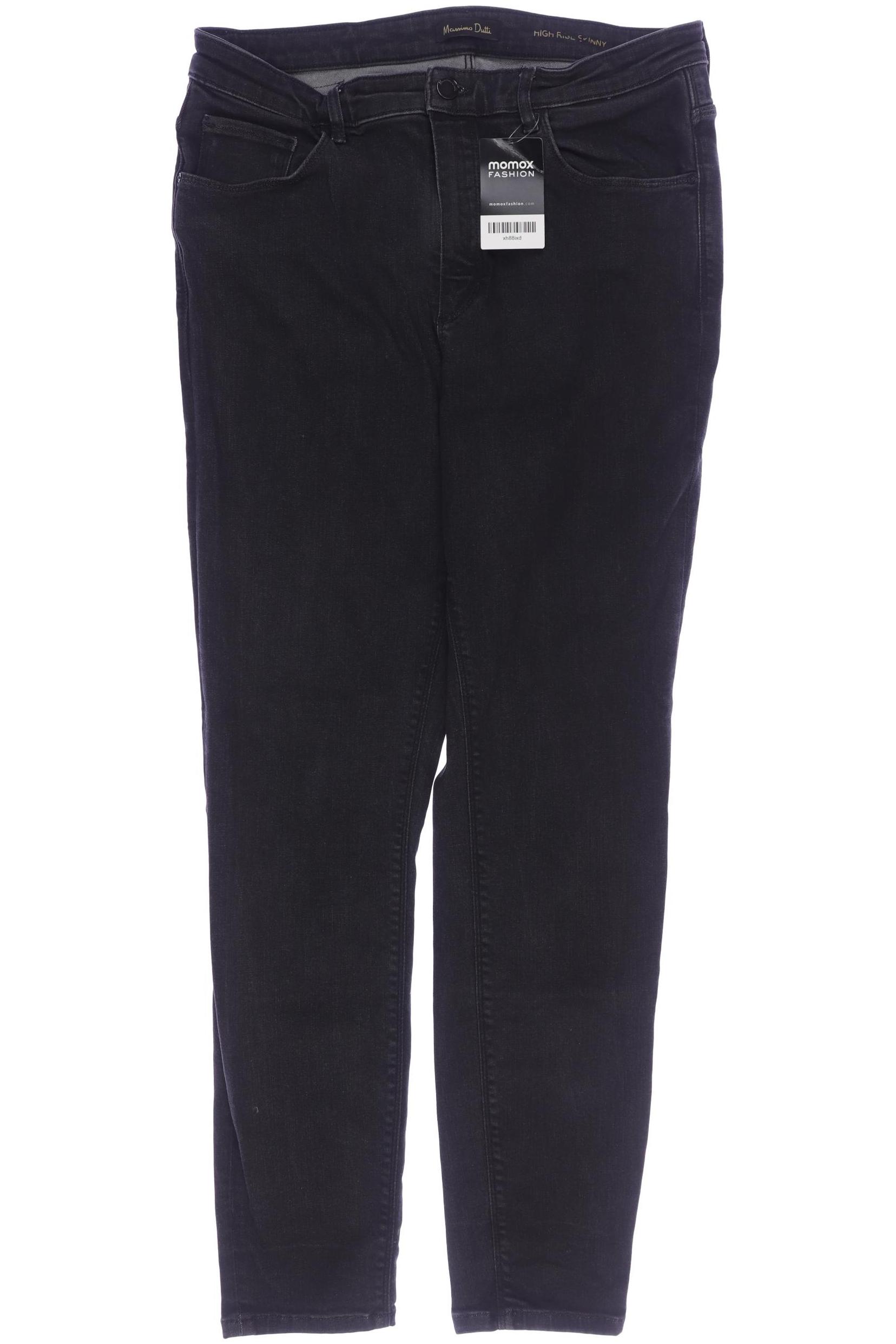 

Massimo Dutti Damen Jeans, schwarz, Gr. 44