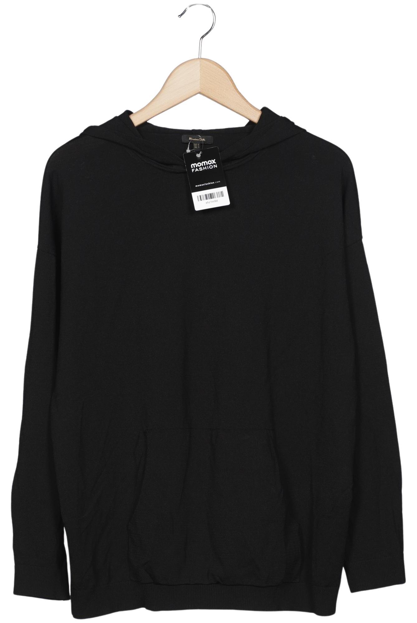 

Massimo Dutti Damen Kapuzenpullover, schwarz, Gr. 38