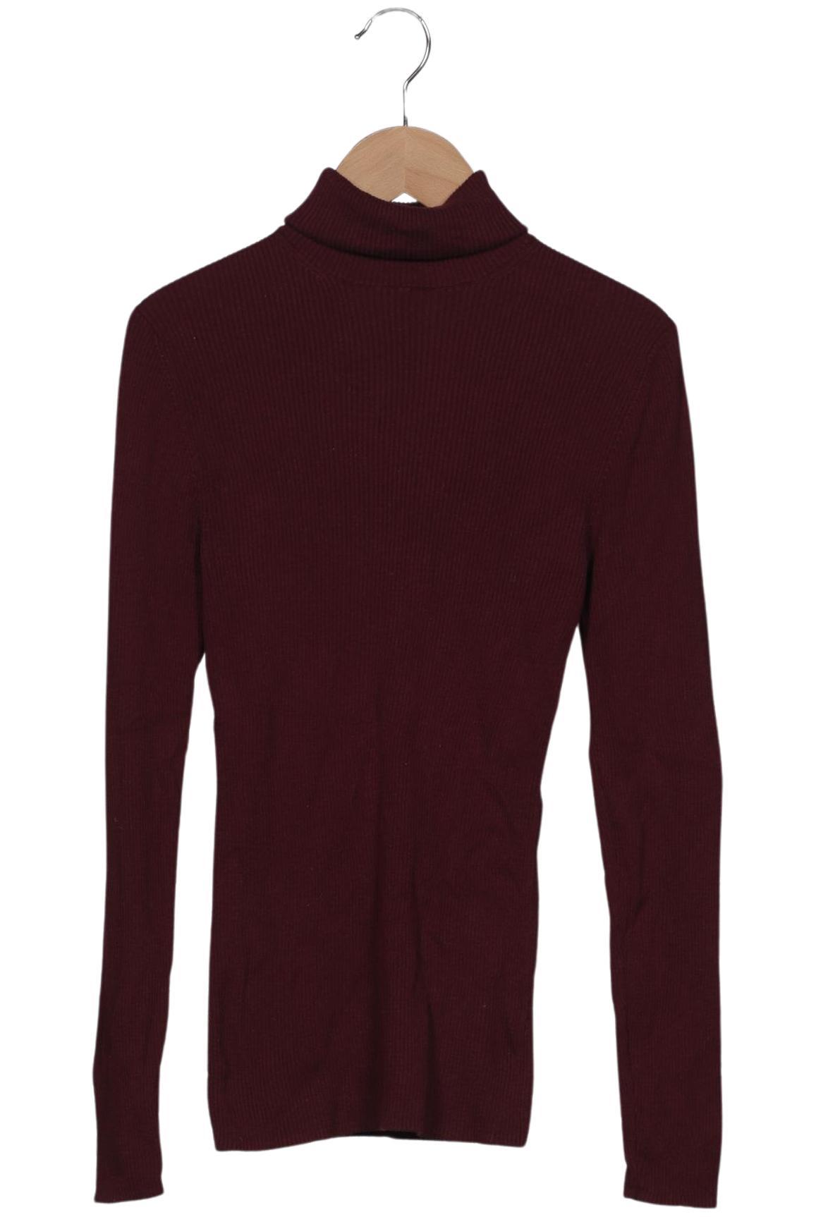 

Massimo Dutti Damen Pullover, bordeaux, Gr. 38