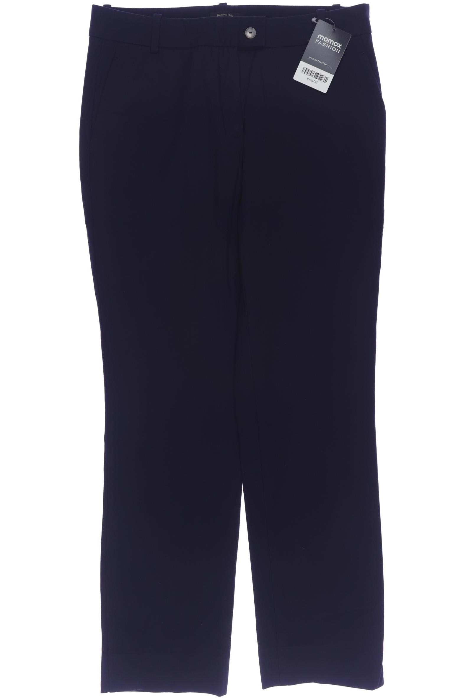 

Massimo Dutti Damen Stoffhose, marineblau, Gr. 38