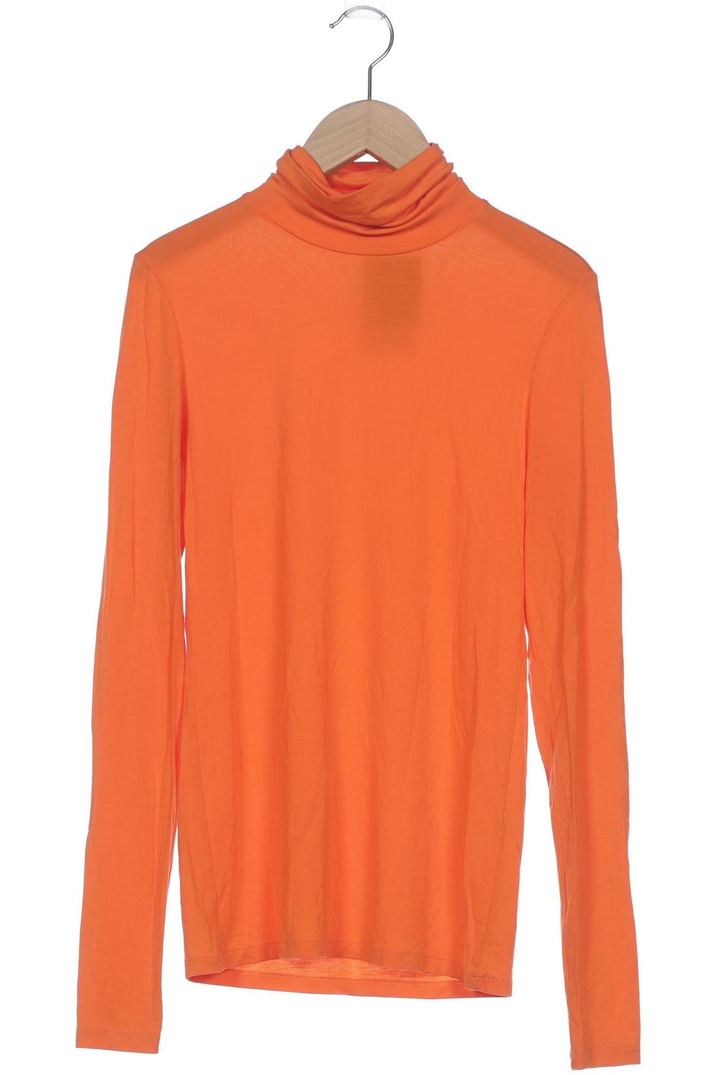 

Massimo Dutti Damen Langarmshirt, orange, Gr. 34