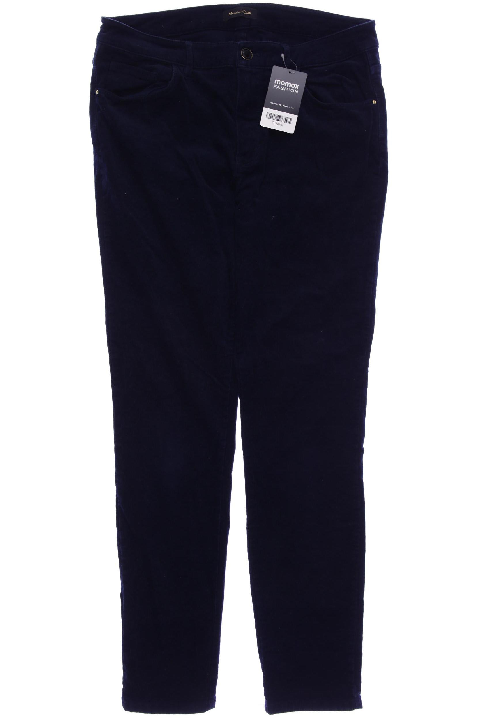 

Massimo Dutti Damen Stoffhose, marineblau, Gr. 42