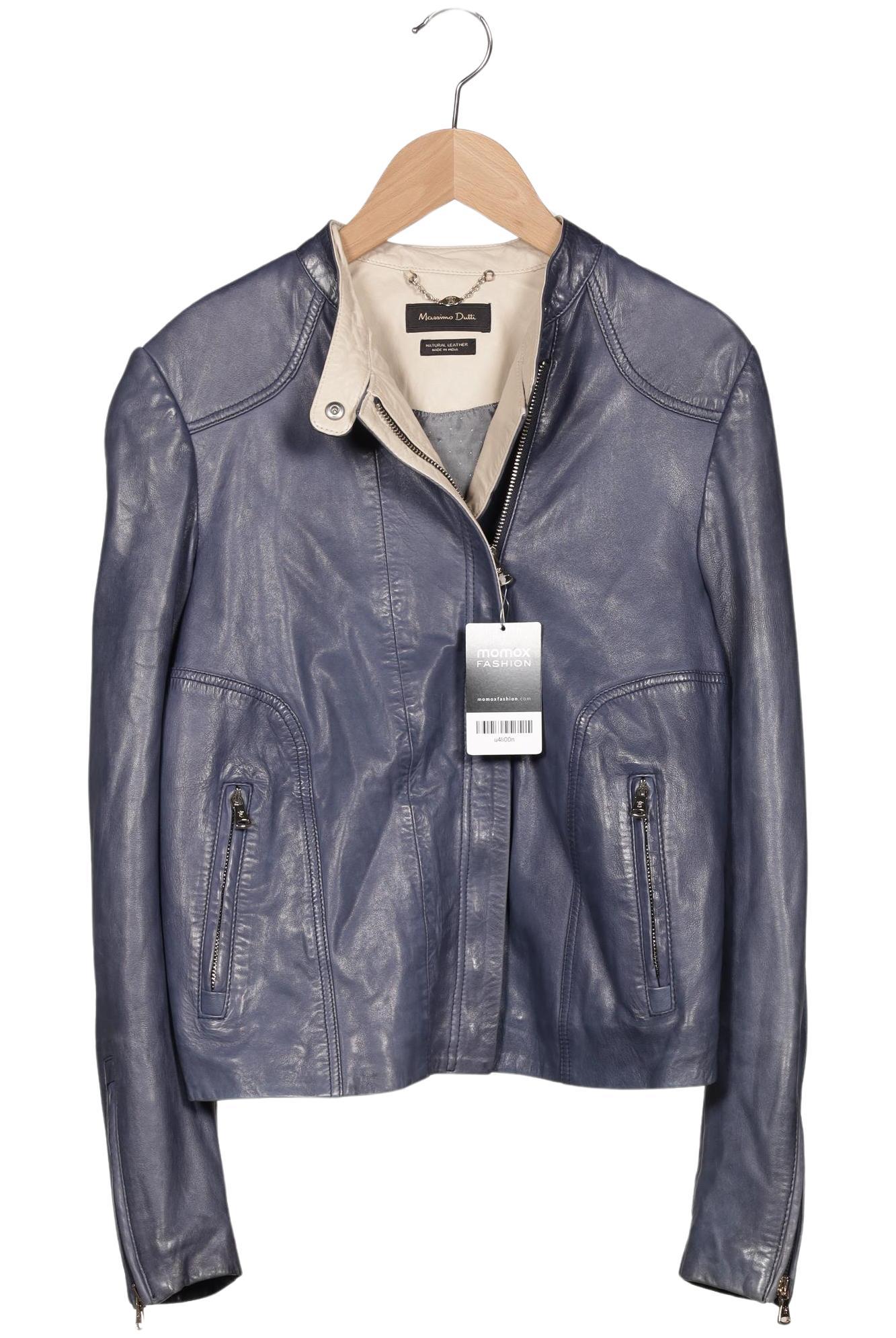 

Massimo Dutti Damen Jacke, blau, Gr. 36