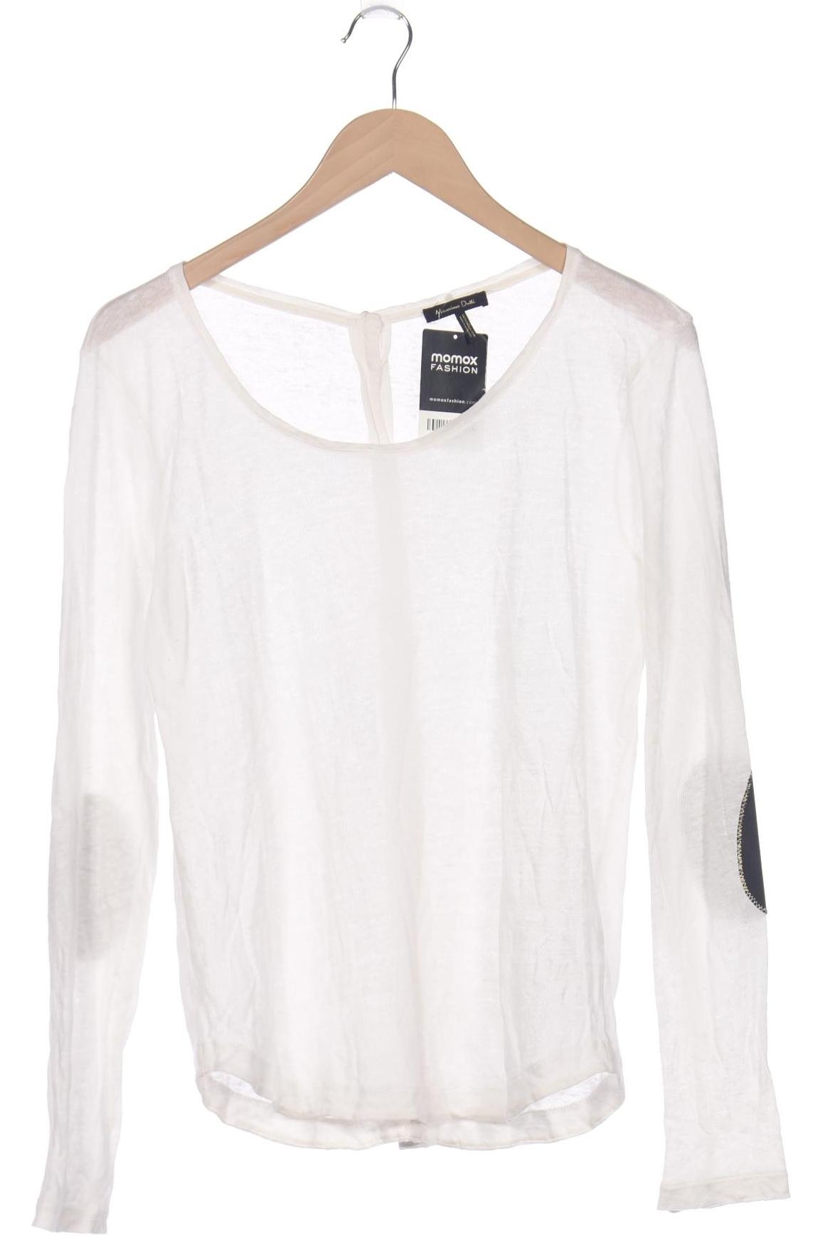 

Massimo Dutti Damen Langarmshirt, weiß, Gr. 38