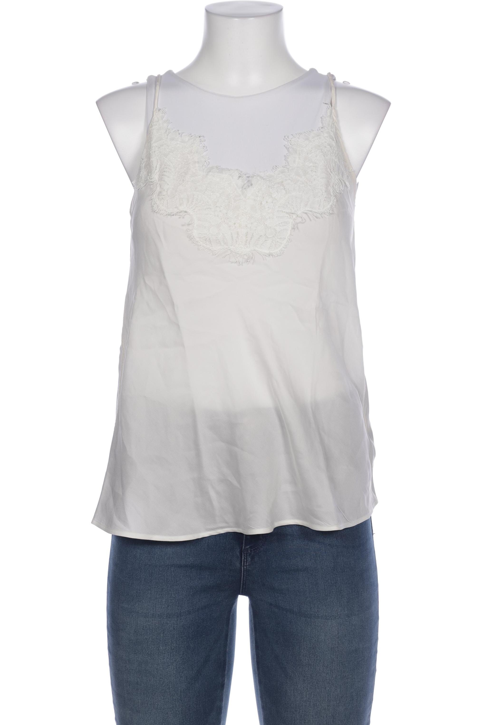 

Massimo Dutti Damen Top, cremeweiß, Gr. 42