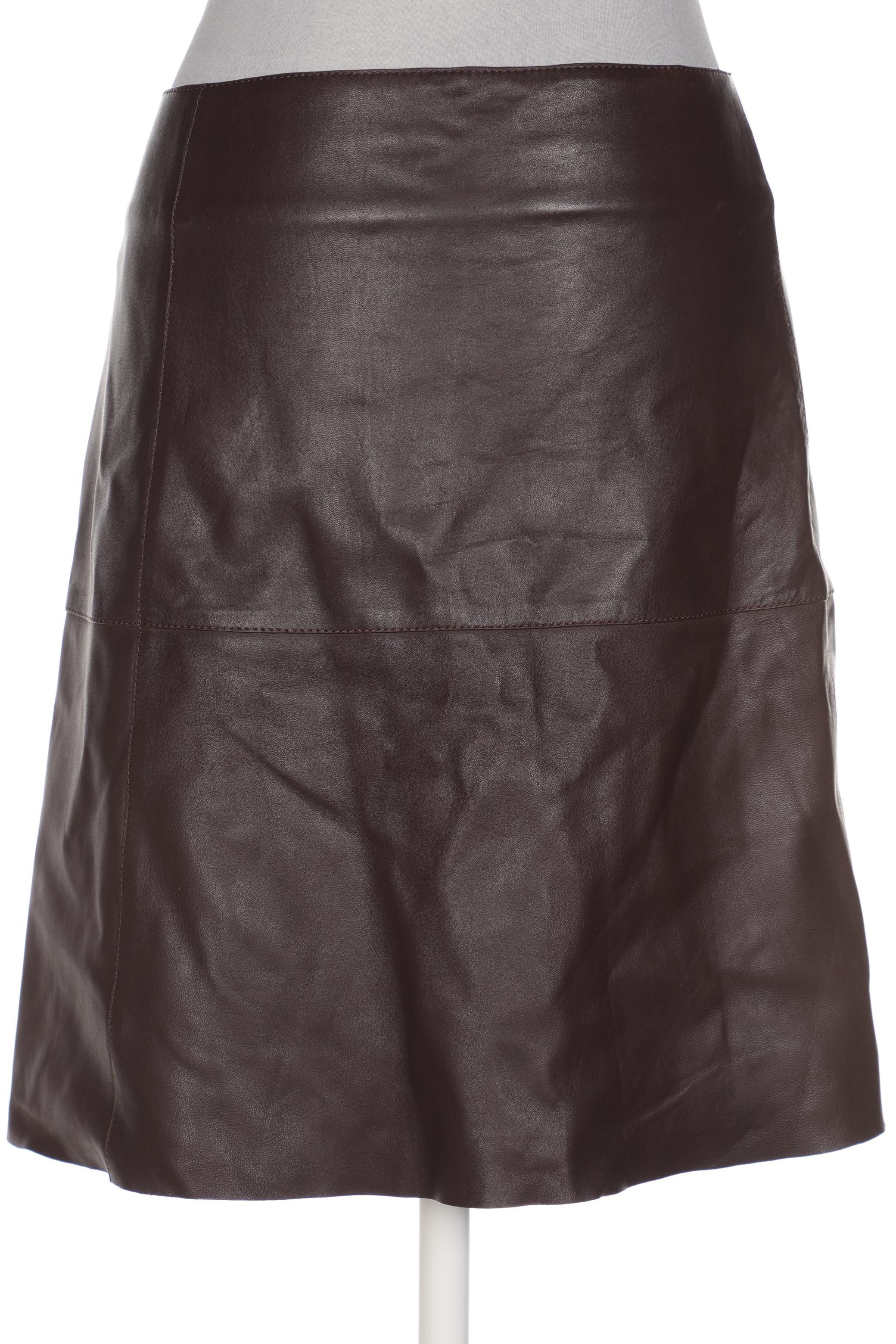 

Massimo Dutti Damen Rock, bordeaux, Gr. 38