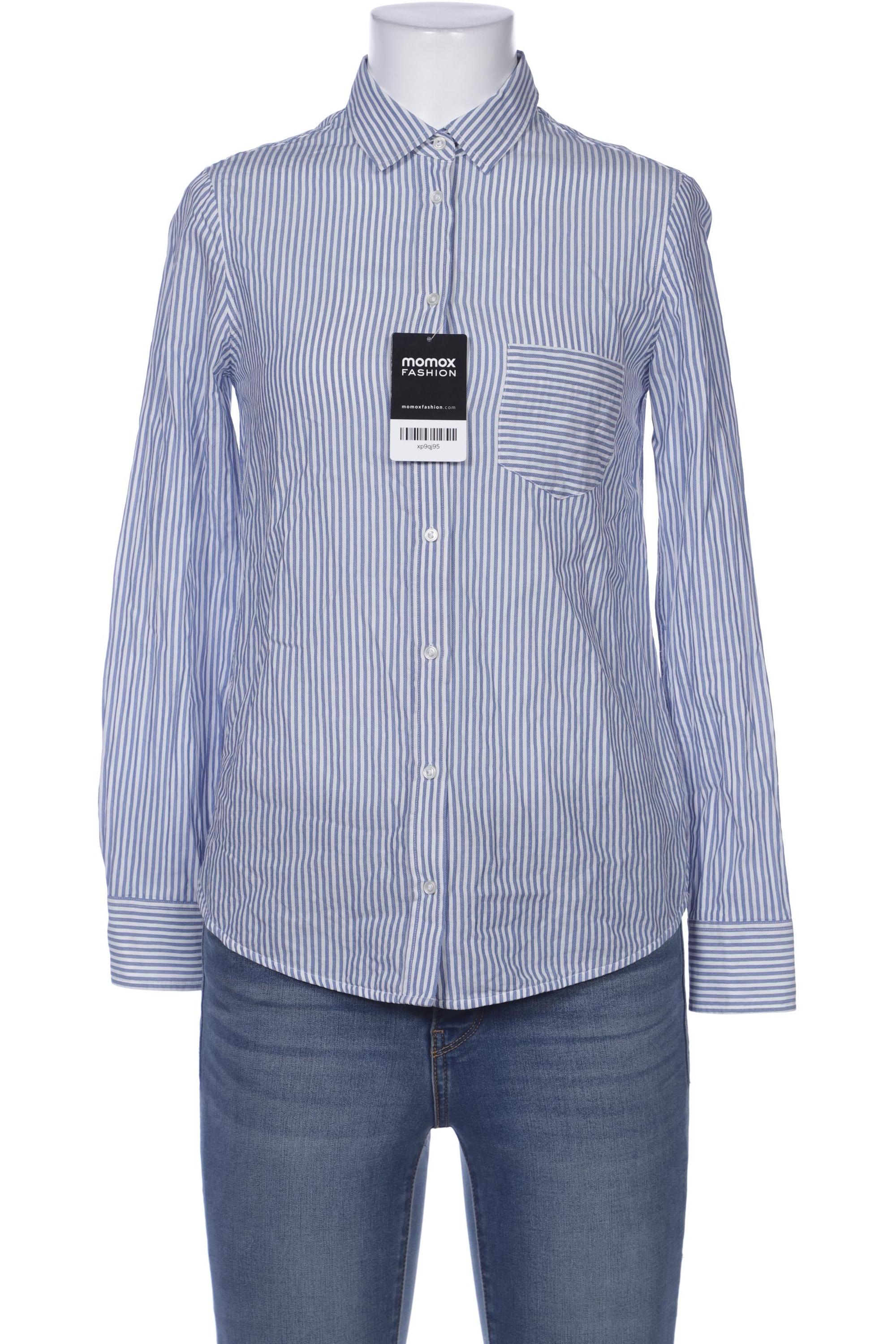 

Massimo Dutti Damen Bluse, blau, Gr. 34