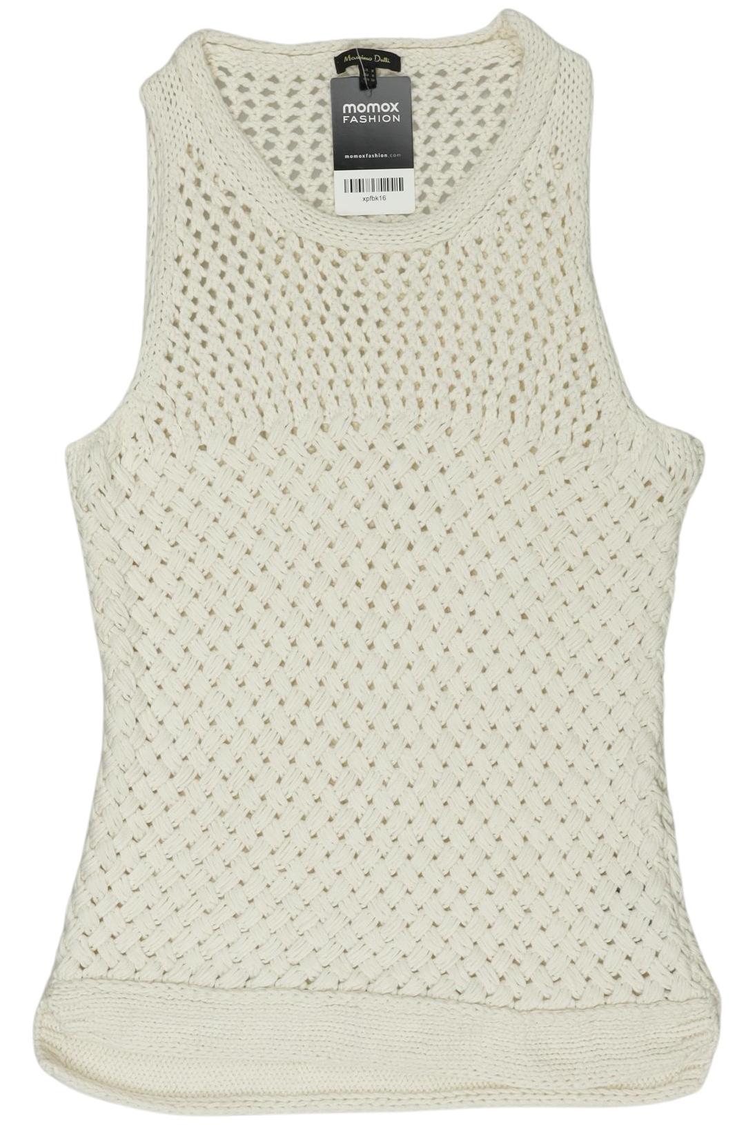 

Massimo Dutti Damen Pullover, cremeweiß, Gr. 38