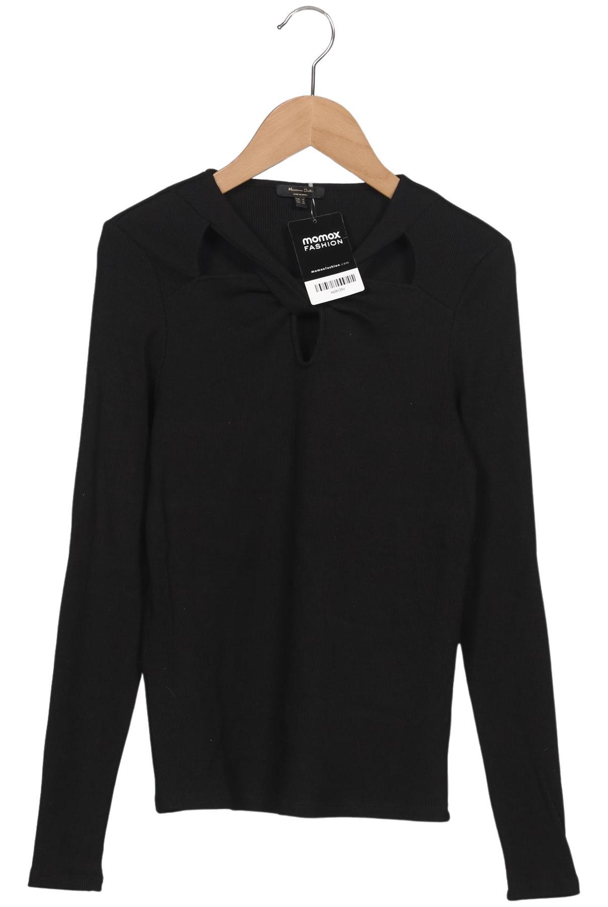 

Massimo Dutti Damen Langarmshirt, schwarz, Gr. 36
