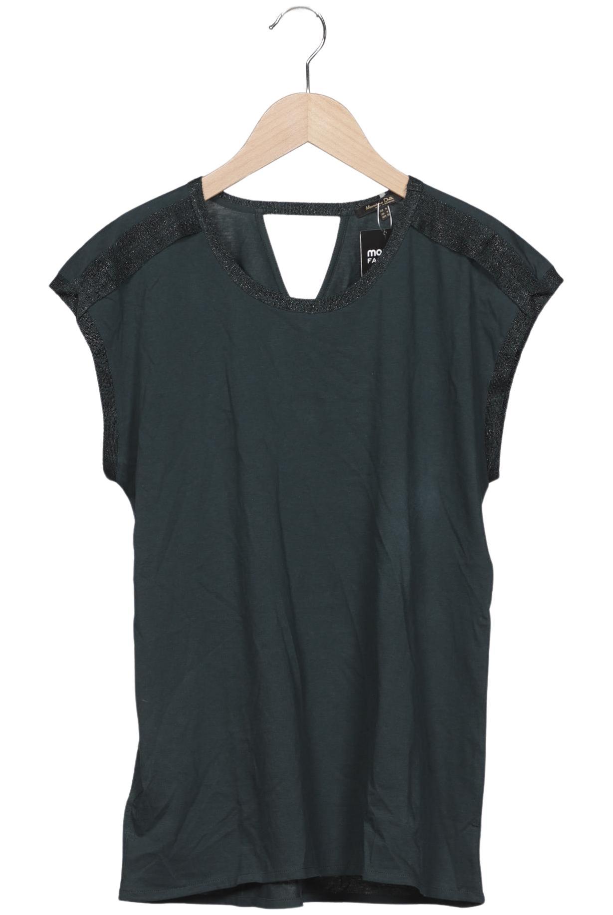 

Massimo Dutti Damen T-Shirt, grün, Gr. 38