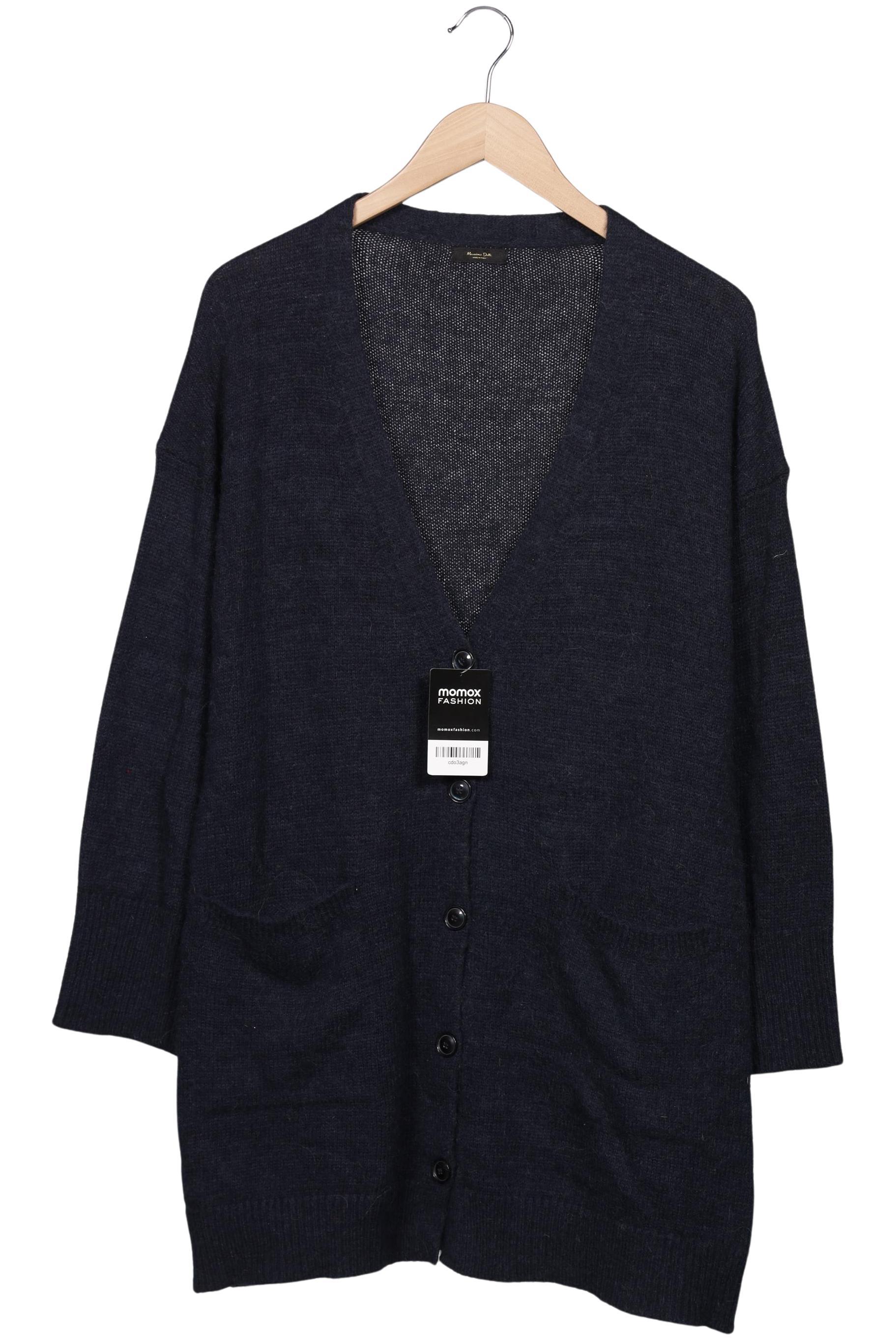 

Massimo Dutti Damen Strickjacke, marineblau, Gr. 36