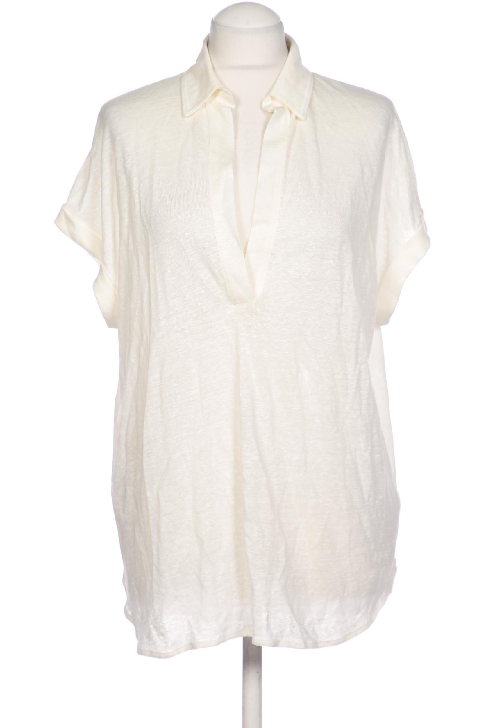 

Massimo Dutti Damen Poloshirt, cremeweiß, Gr. 38