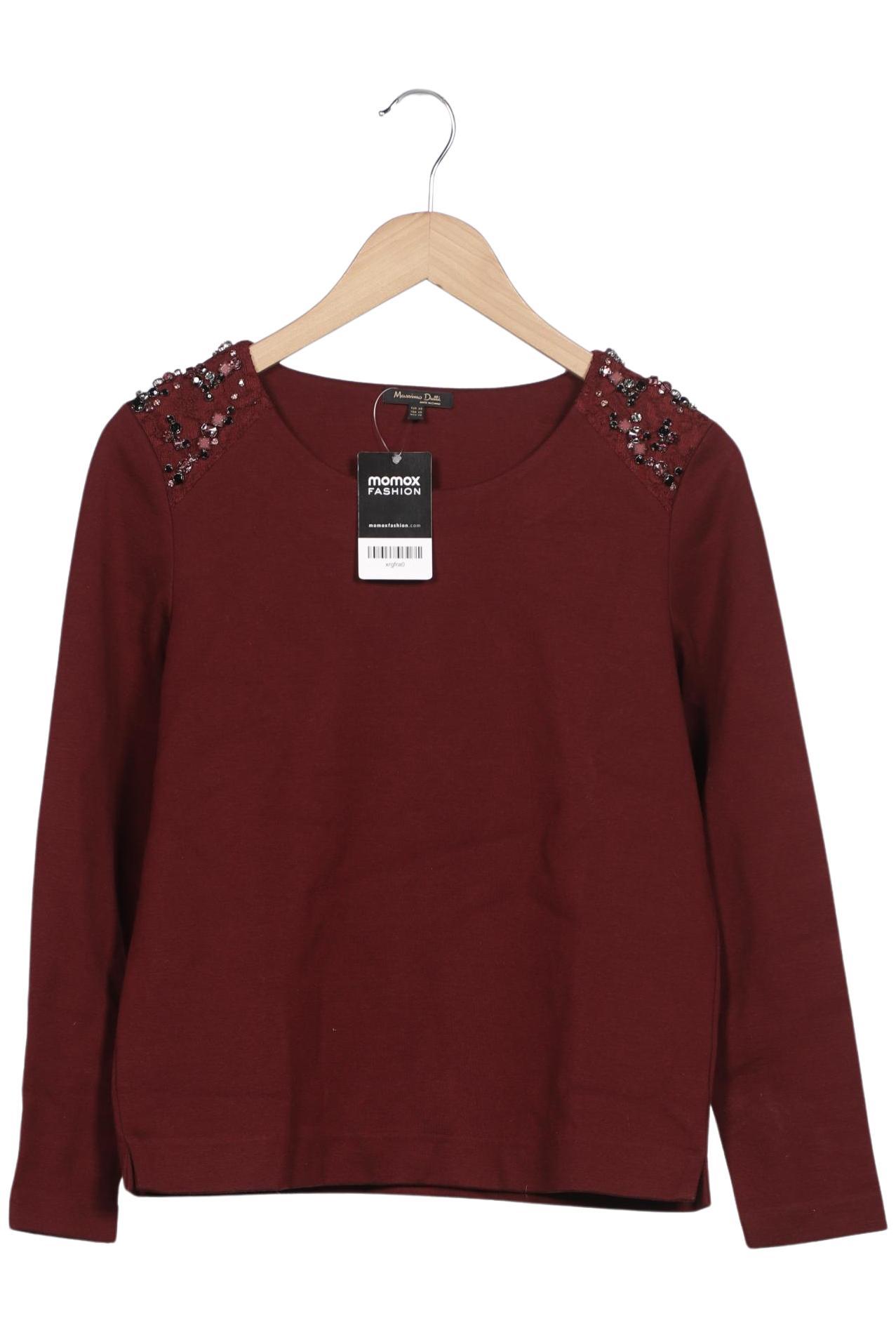 

Massimo Dutti Damen Sweatshirt, rot, Gr. 34