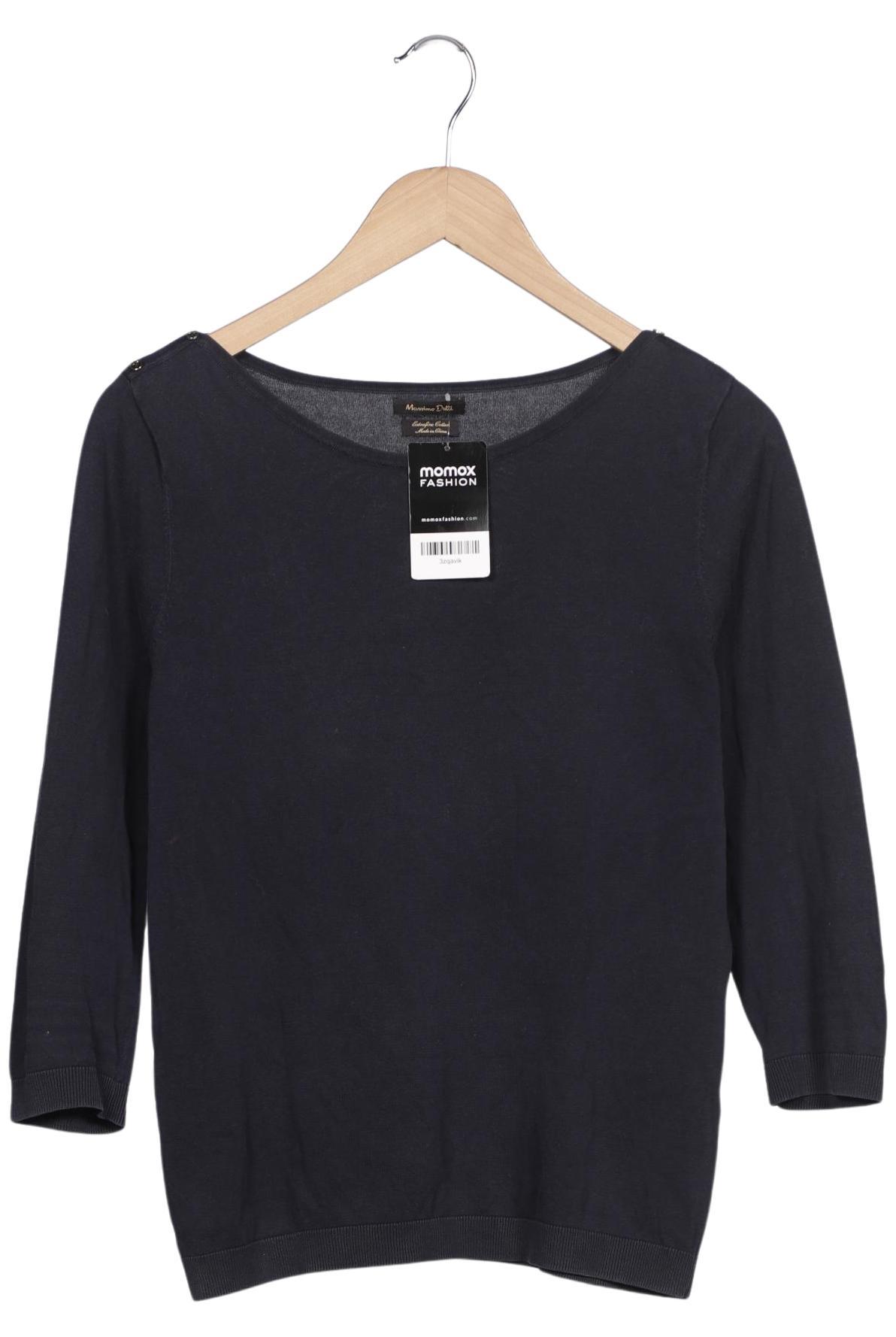 

Massimo Dutti Damen Pullover, marineblau, Gr. 38
