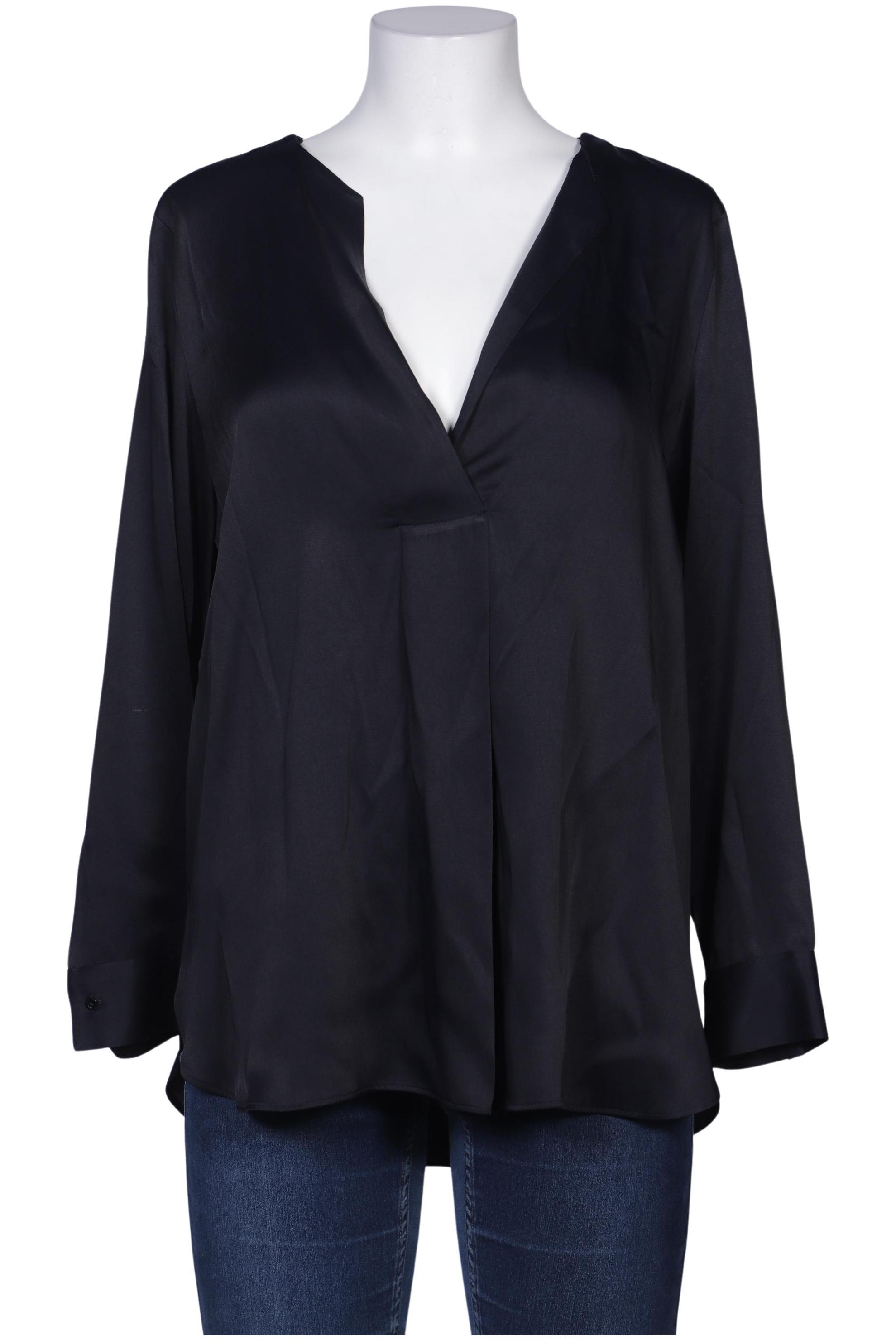 

Massimo Dutti Damen Bluse, marineblau, Gr. 40