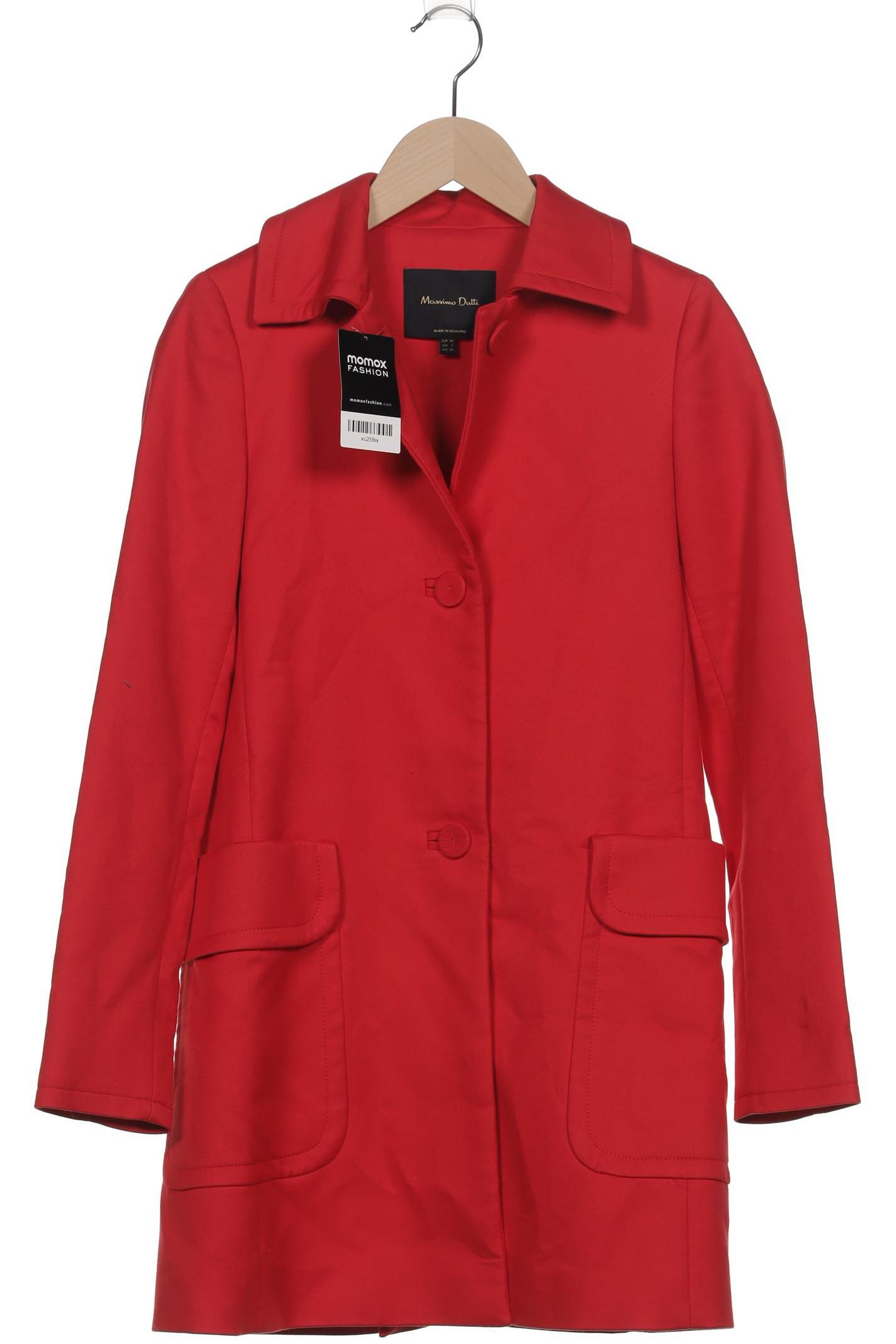 

Massimo Dutti Damen Mantel, rot, Gr. 34