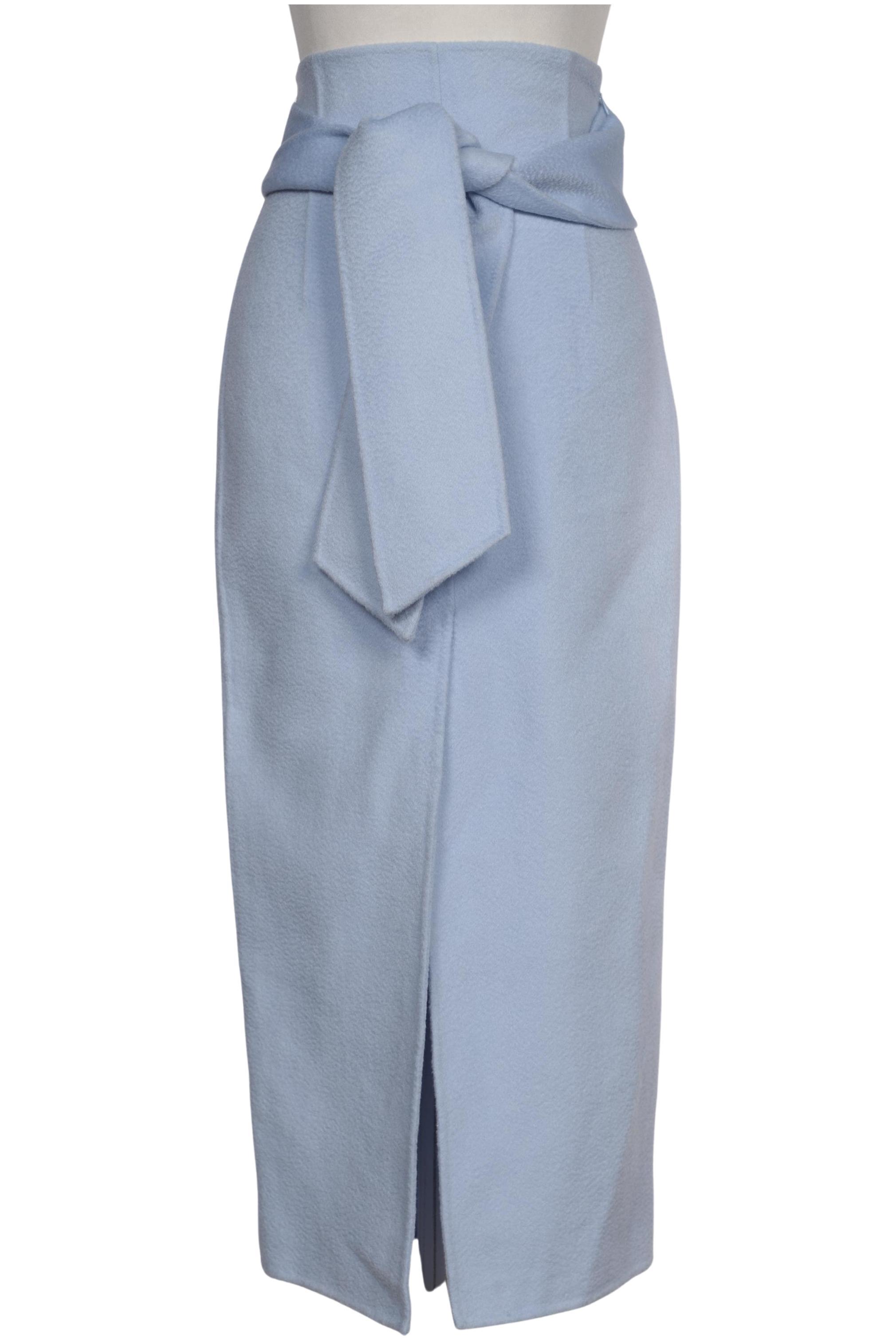 

Massimo Dutti Damen Rock, hellblau, Gr. 34