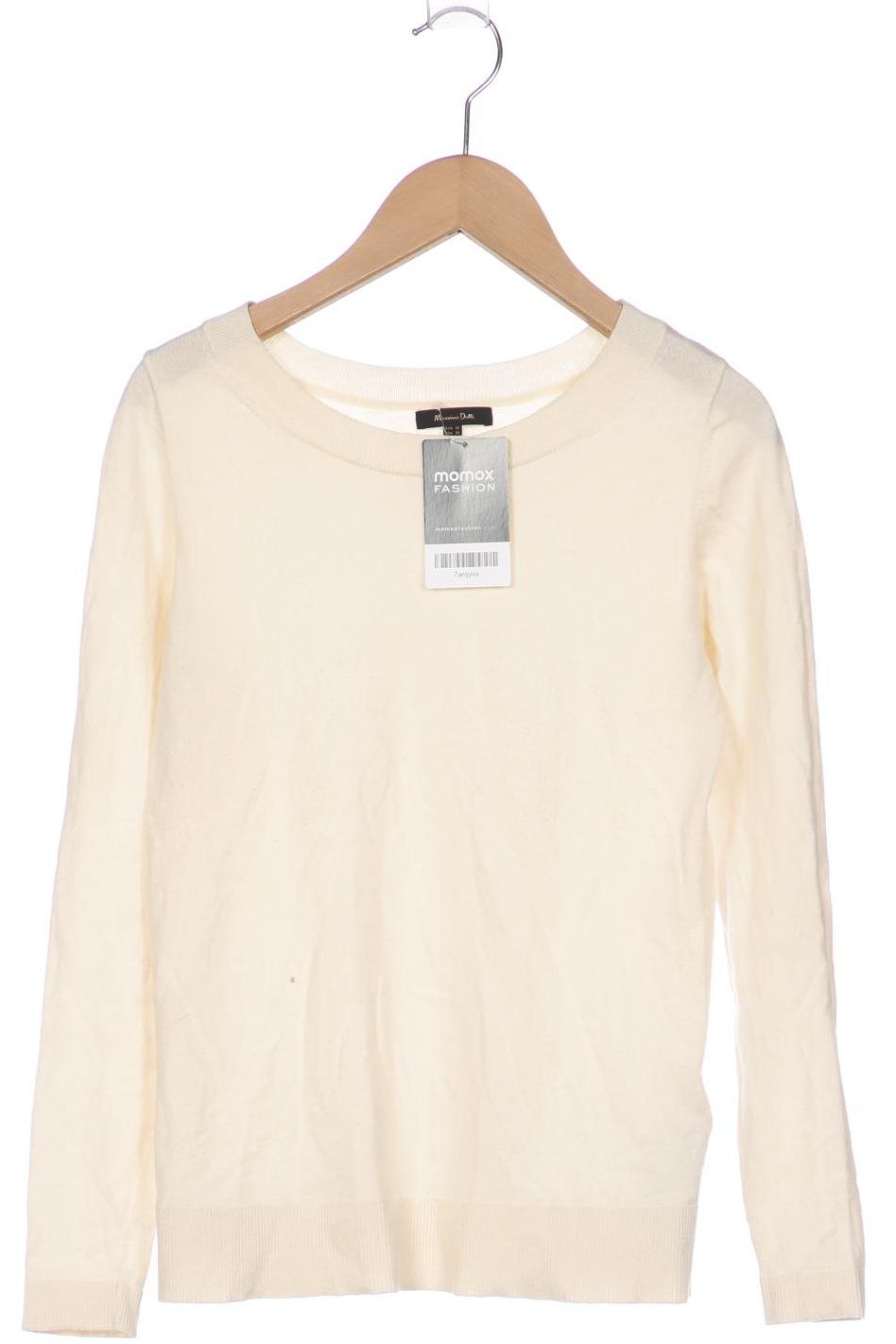 

Massimo Dutti Damen Pullover, cremeweiß