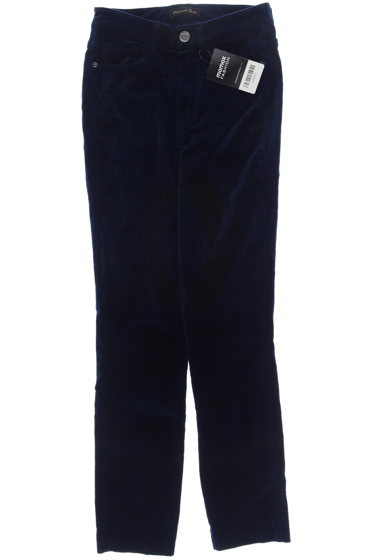 

Massimo Dutti Damen Stoffhose, marineblau, Gr. 34