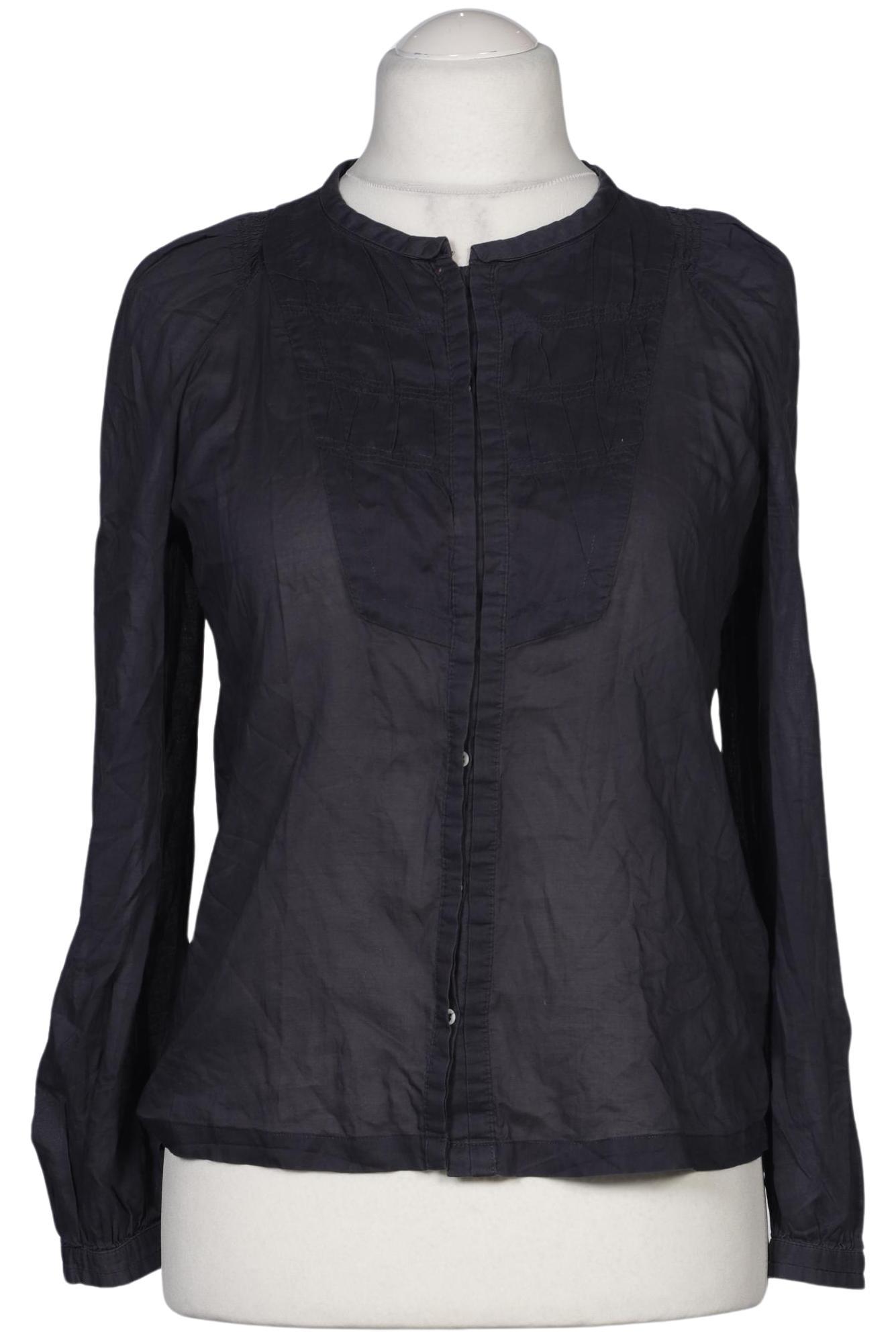 

Massimo Dutti Damen Bluse, marineblau, Gr. 40