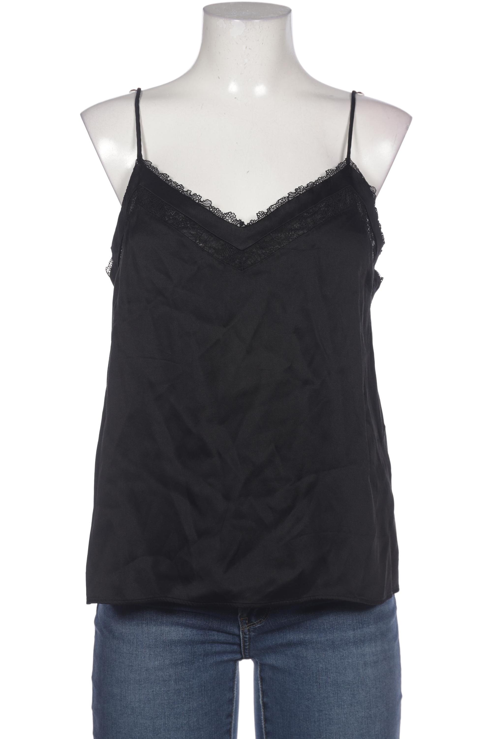 

Massimo Dutti Damen Top, schwarz, Gr. 42