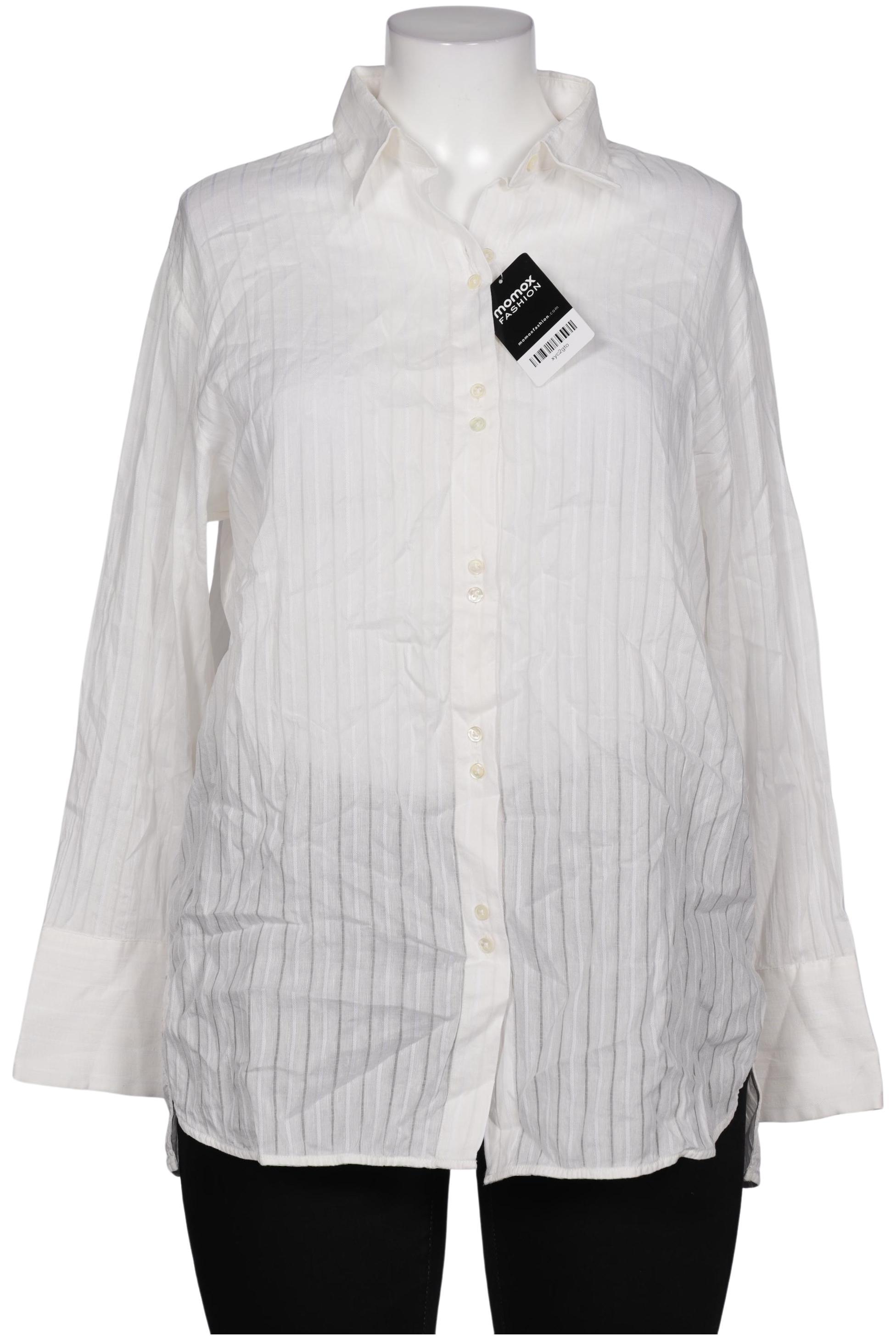 

Massimo Dutti Damen Bluse, cremeweiß, Gr. 44
