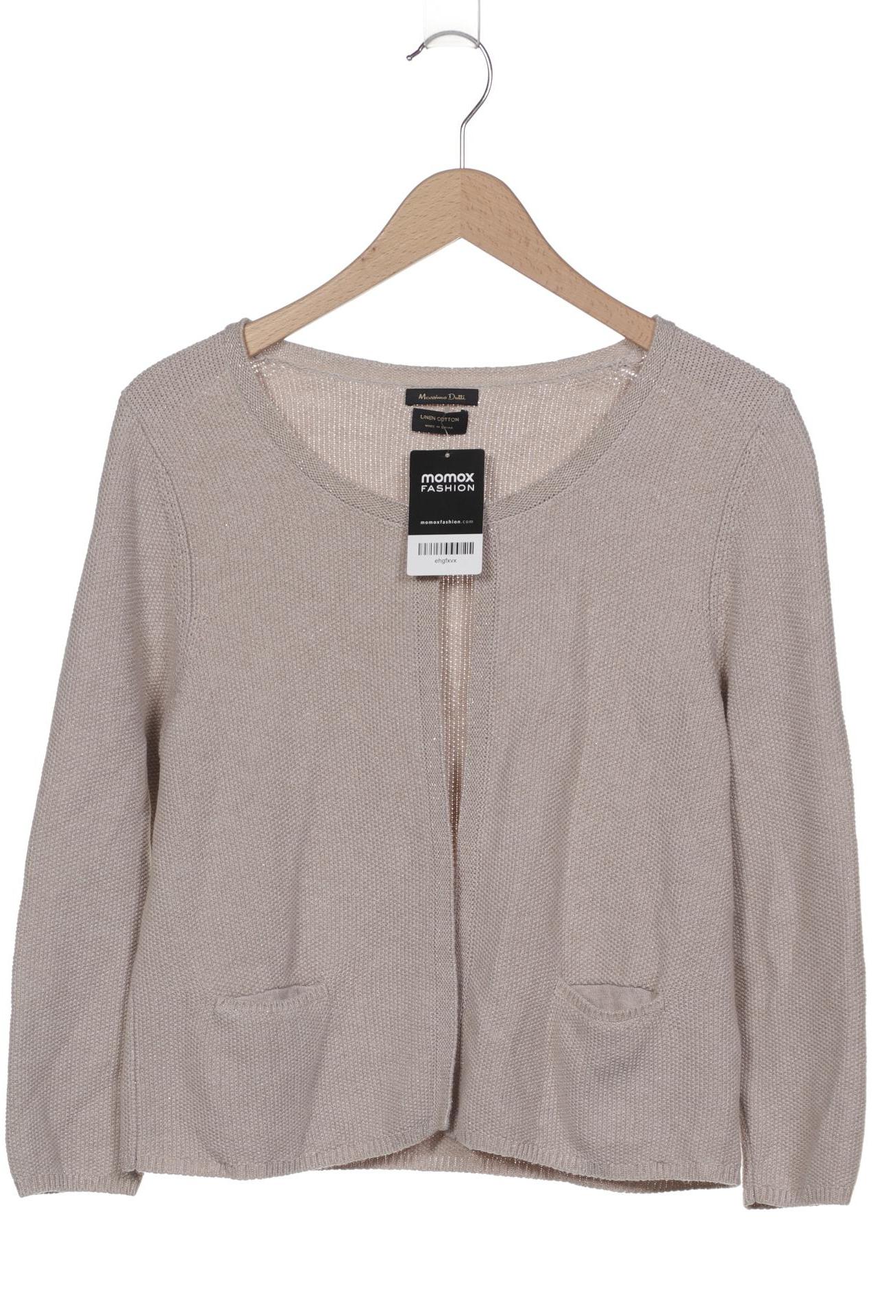 

Massimo Dutti Damen Strickjacke, beige, Gr. 42