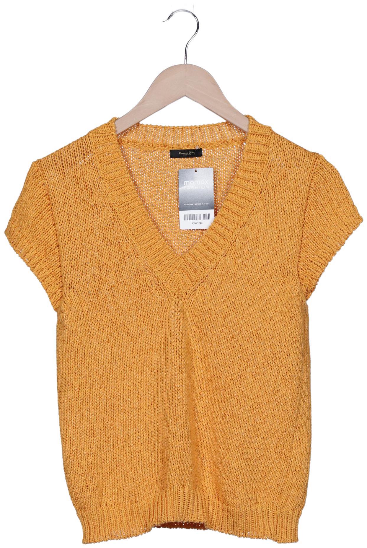 

Massimo Dutti Damen Pullover, orange, Gr. 38