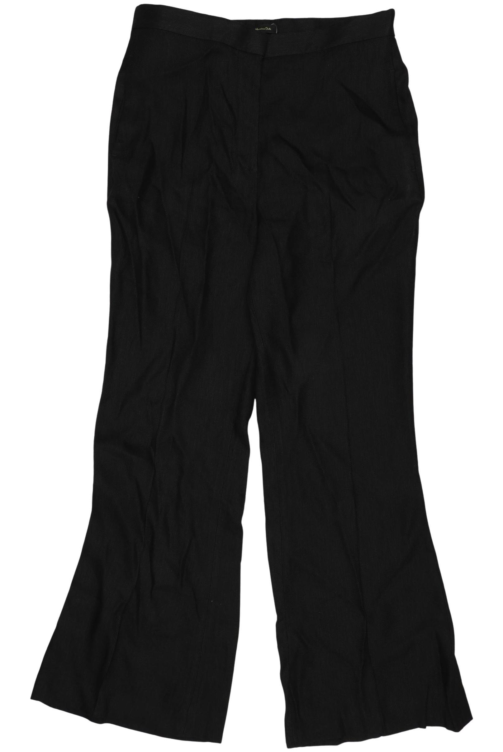 

Massimo Dutti Damen Stoffhose, schwarz, Gr. 38