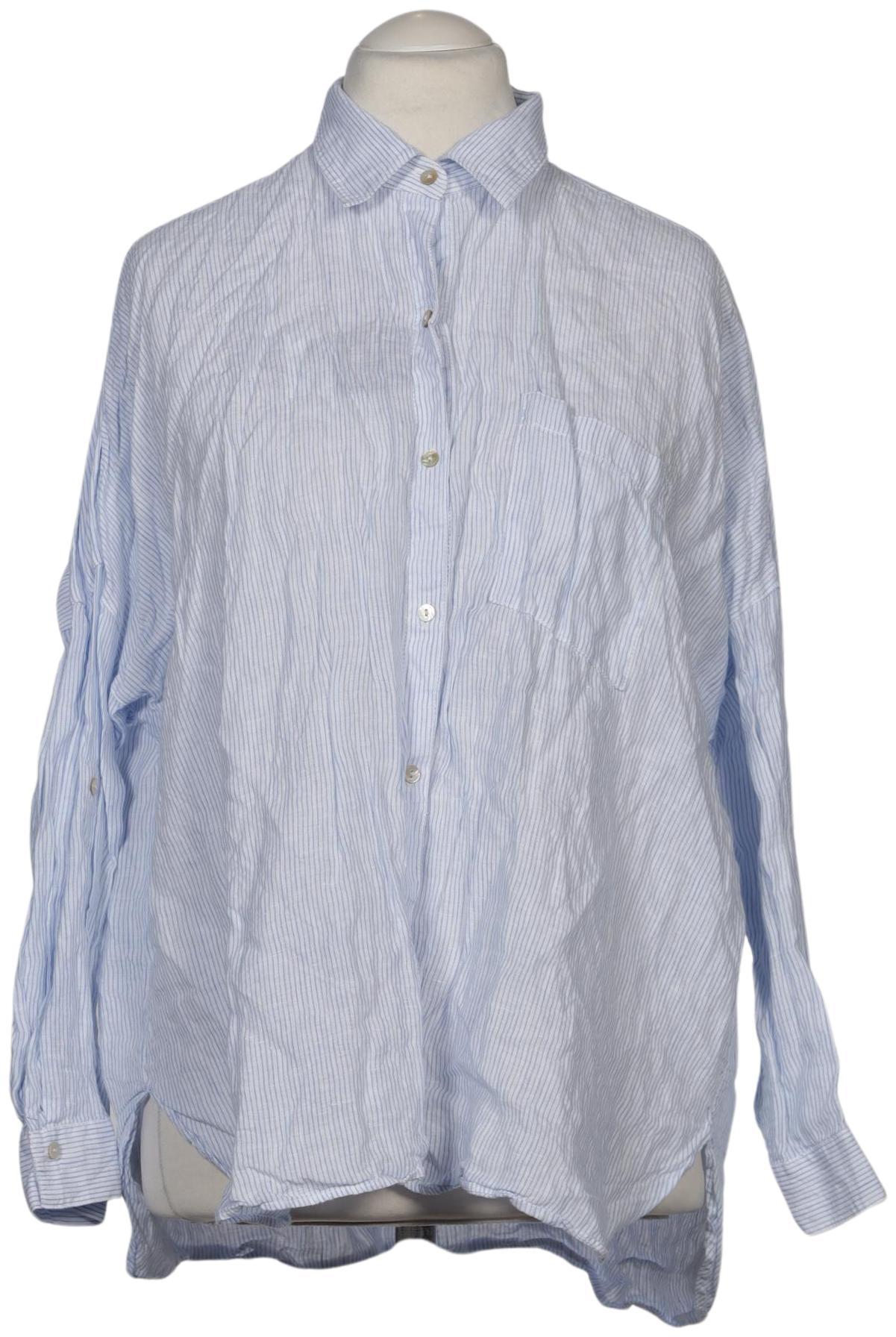 

Massimo Dutti Damen Bluse, hellblau, Gr. 42