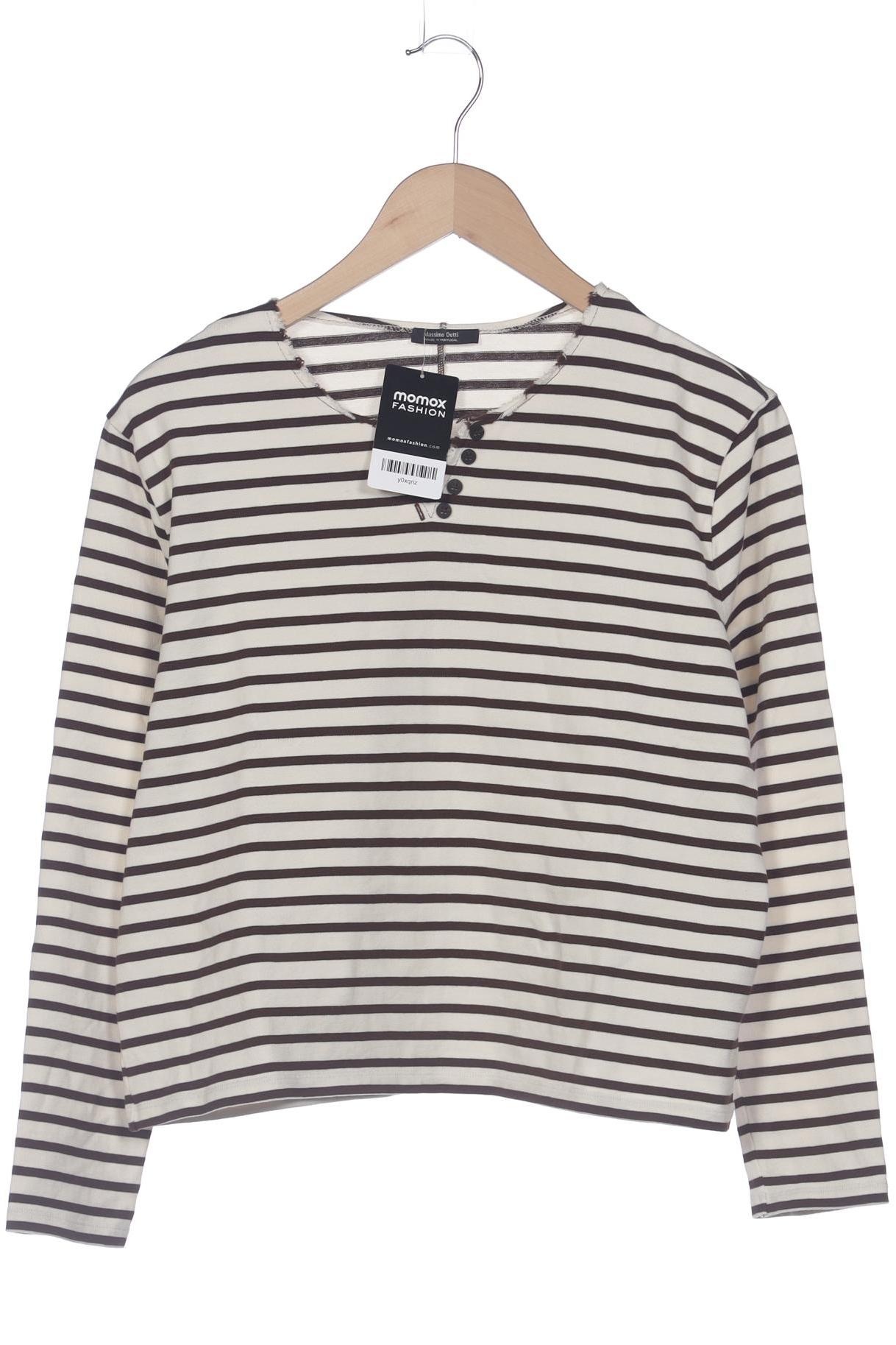 

Massimo Dutti Damen Langarmshirt, cremeweiß, Gr. 38
