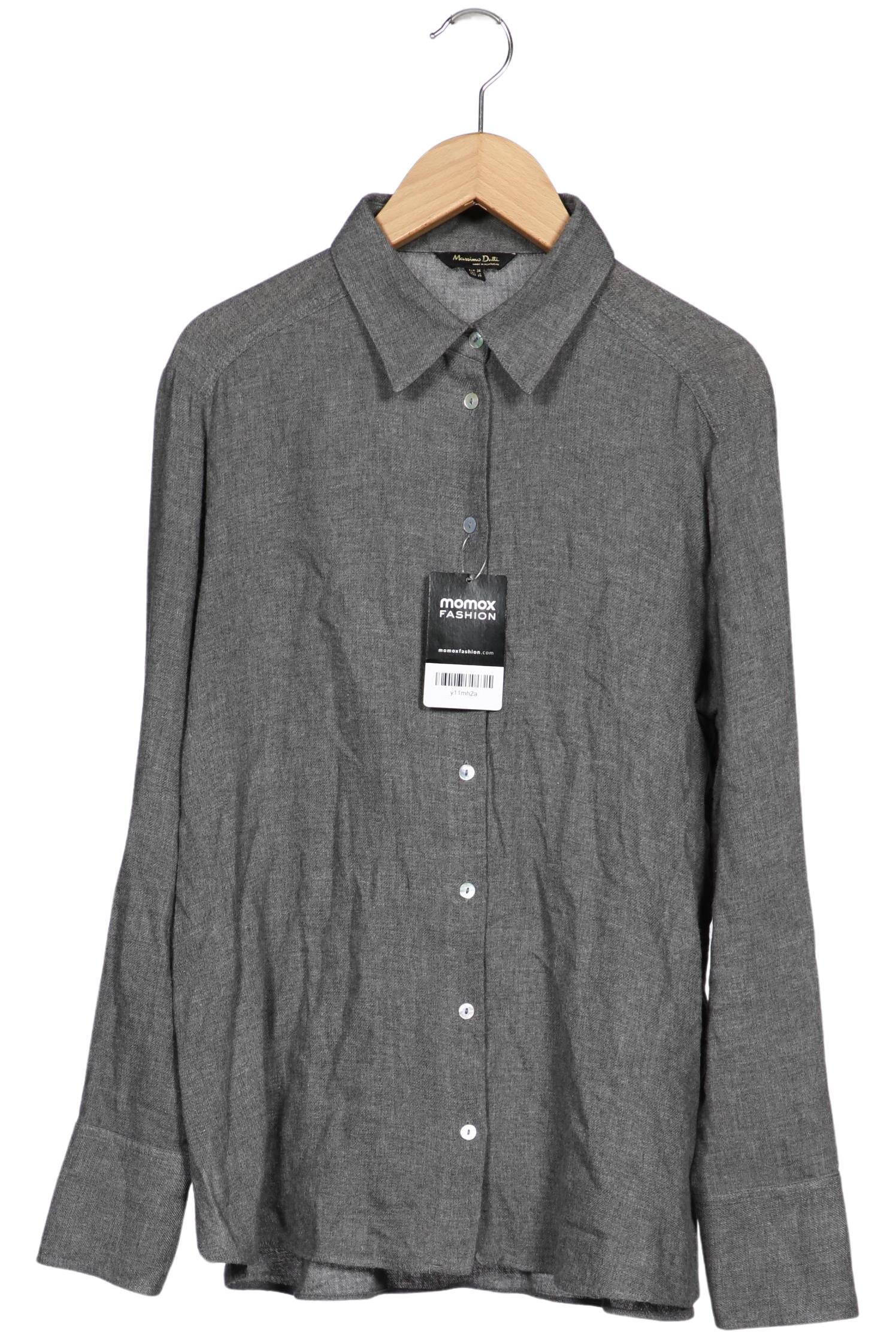 

Massimo Dutti Damen Bluse, grau, Gr. 36