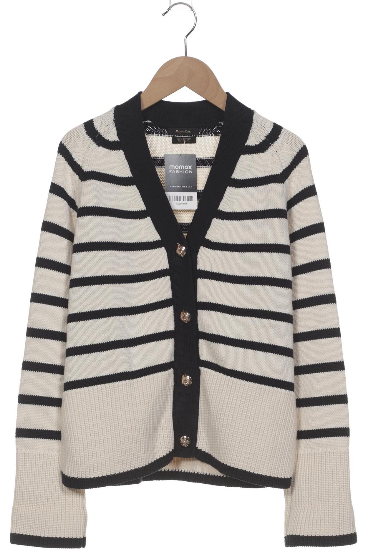

Massimo Dutti Damen Strickjacke, cremeweiß, Gr. 42